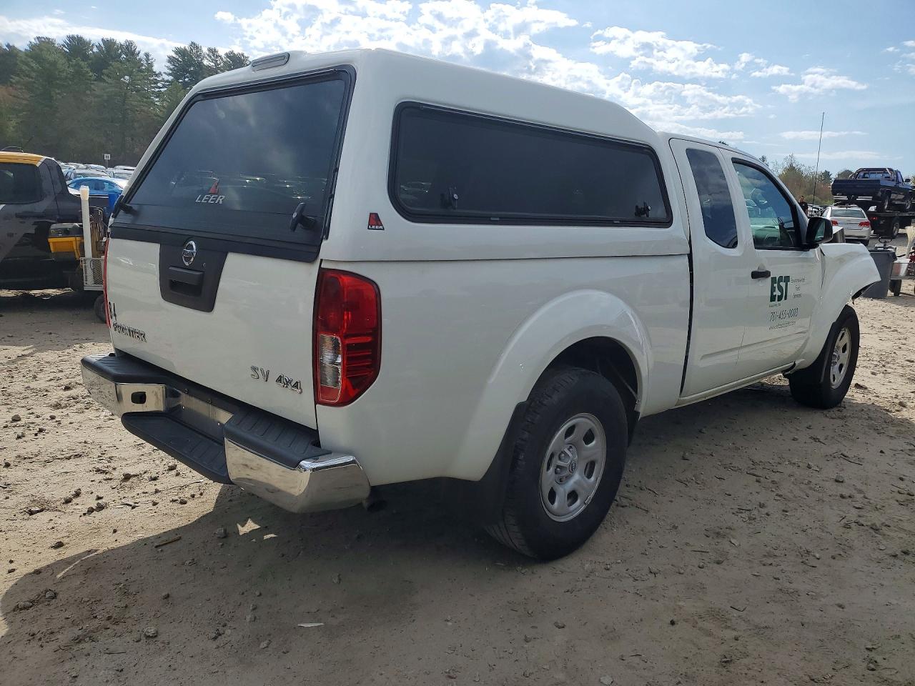 2021 Nissan Frontier Sv White vin: 1N6ED0CF3MN709599