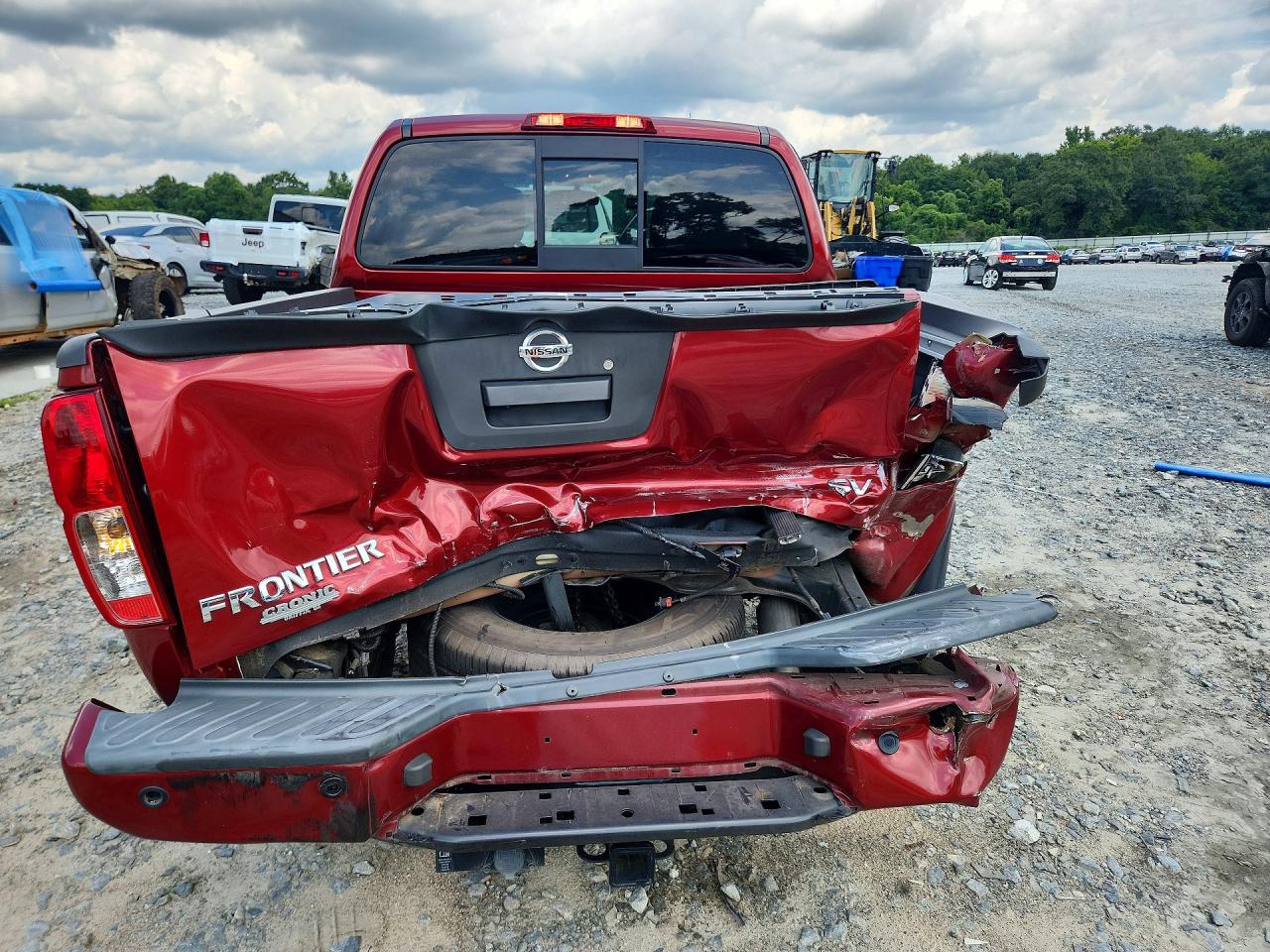 2021 Nissan Frontier Sv Red vin: 1N6ED0EA5MN715261