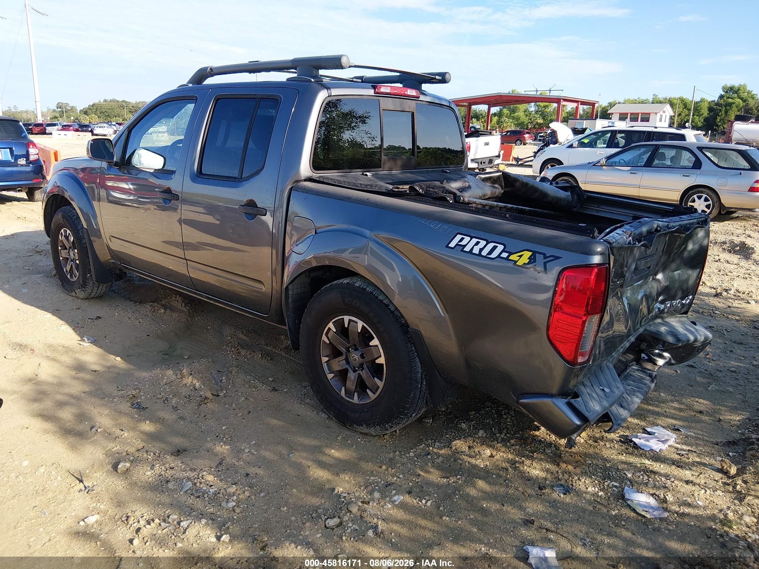 2020 Nissan Frontier Pro-4x 4x4 Gray vin: 1N6ED0EB5LN708768
