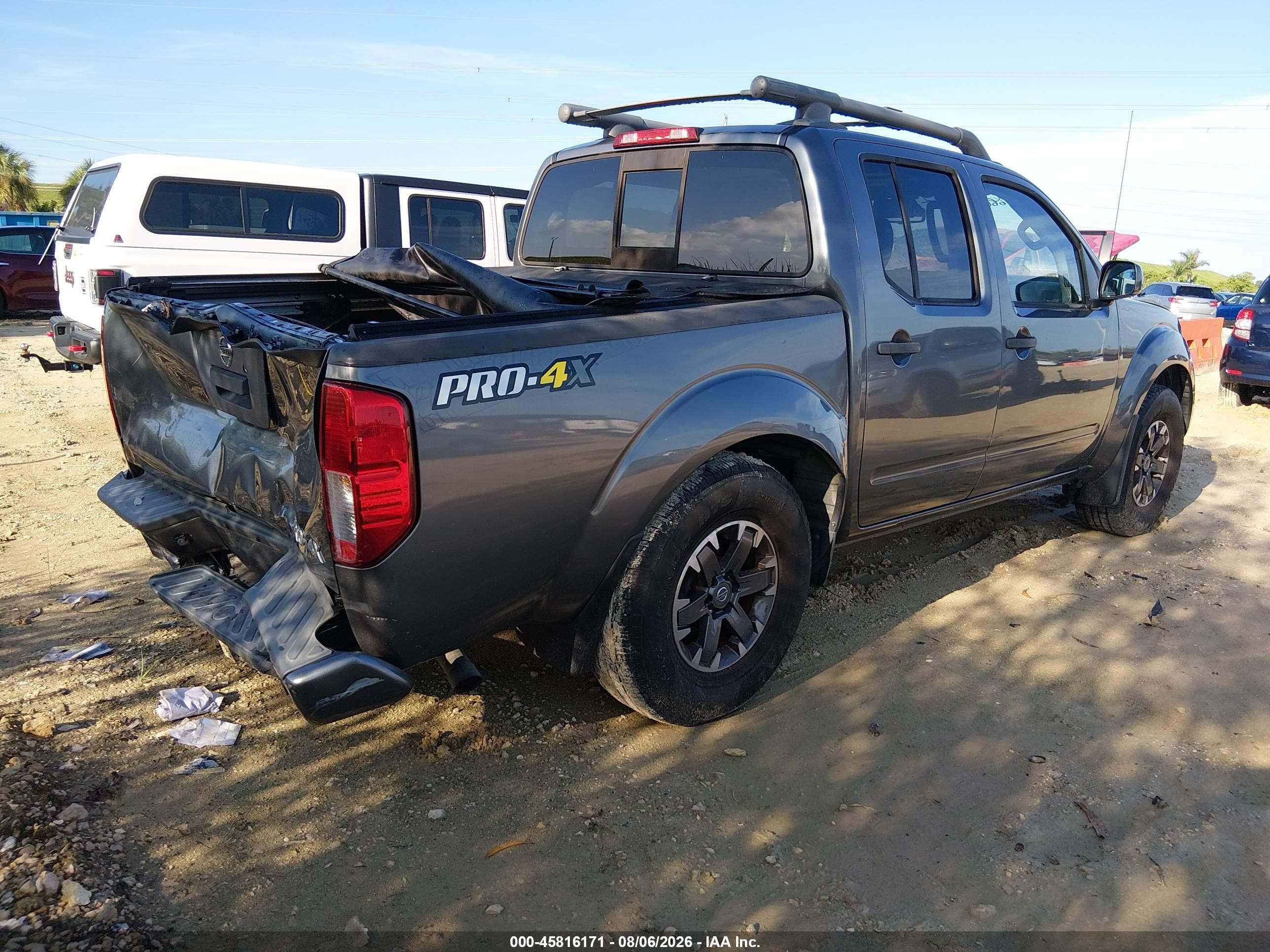 2020 Nissan Frontier Pro-4x 4x4 Gray vin: 1N6ED0EB5LN708768