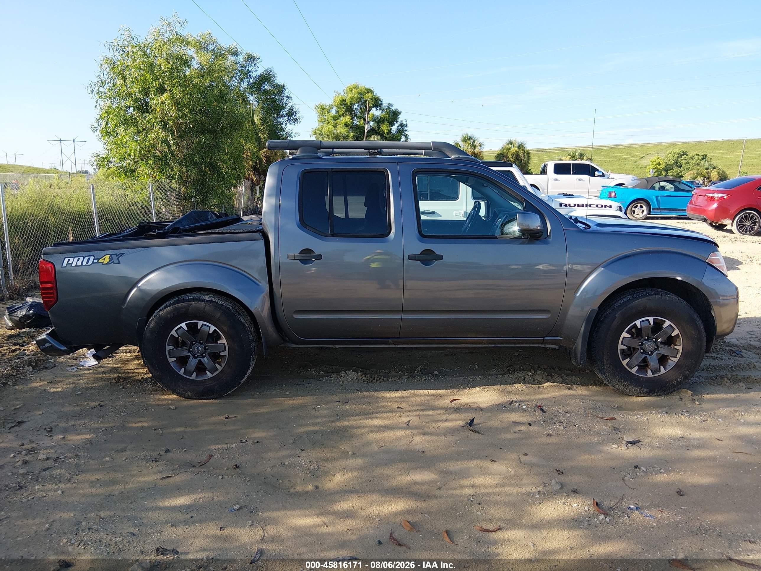 2020 Nissan Frontier Pro-4x 4x4 Gray vin: 1N6ED0EB5LN708768