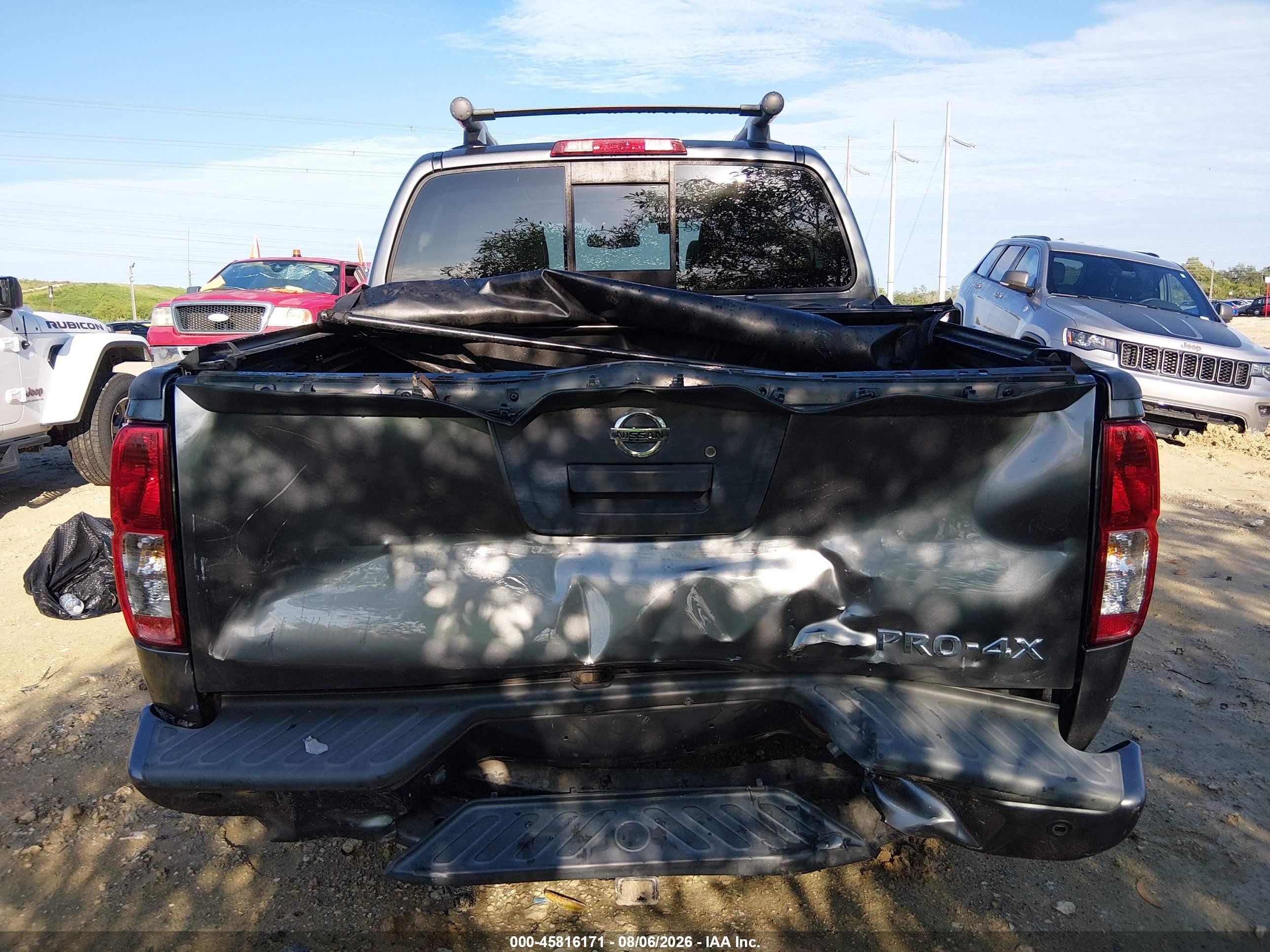 2020 Nissan Frontier Pro-4x 4x4 Gray vin: 1N6ED0EB5LN708768