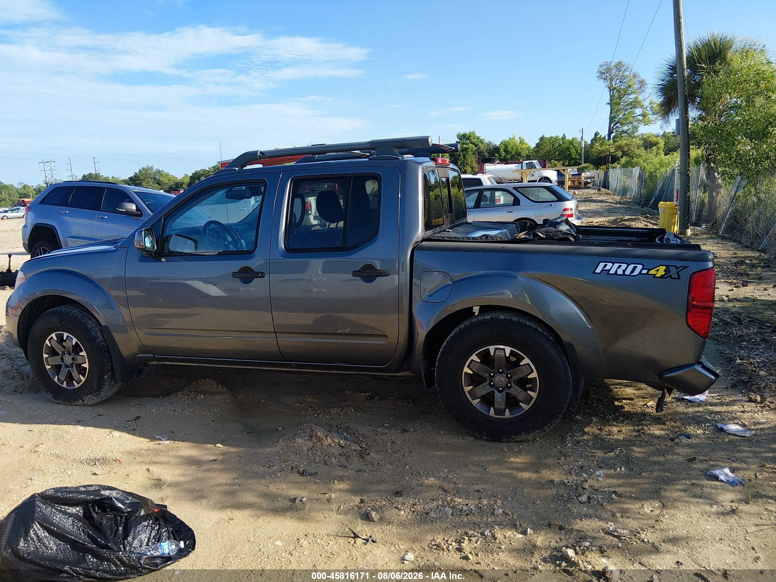 2020 Nissan Frontier Pro-4x 4x4 Gray vin: 1N6ED0EB5LN708768