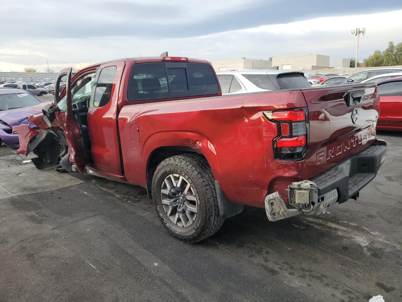 2022 Nissan Frontier S Красный vin: 1N6ED1CL3NN625084