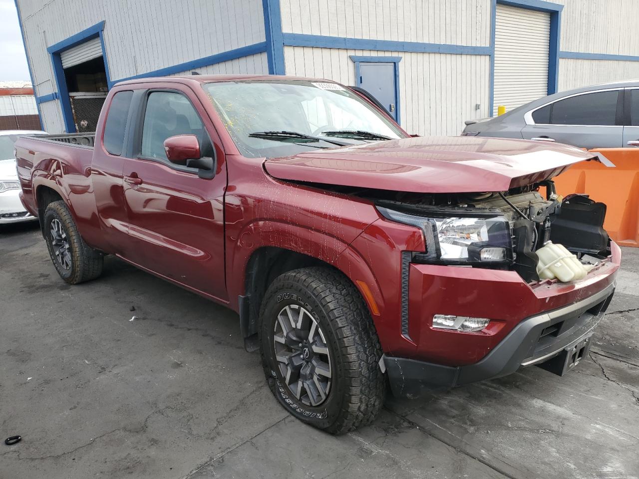 2022 Nissan Frontier S Красный vin: 1N6ED1CL3NN625084