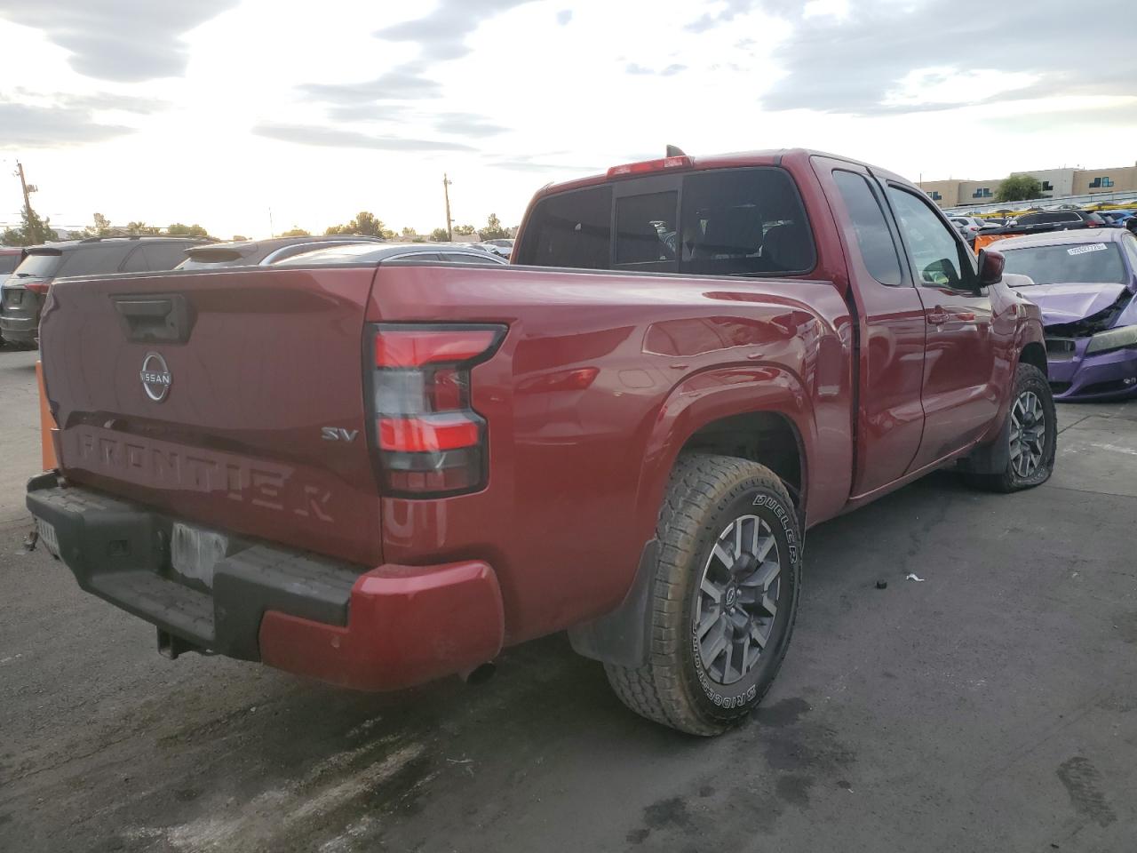 2022 Nissan Frontier S Красный vin: 1N6ED1CL3NN625084
