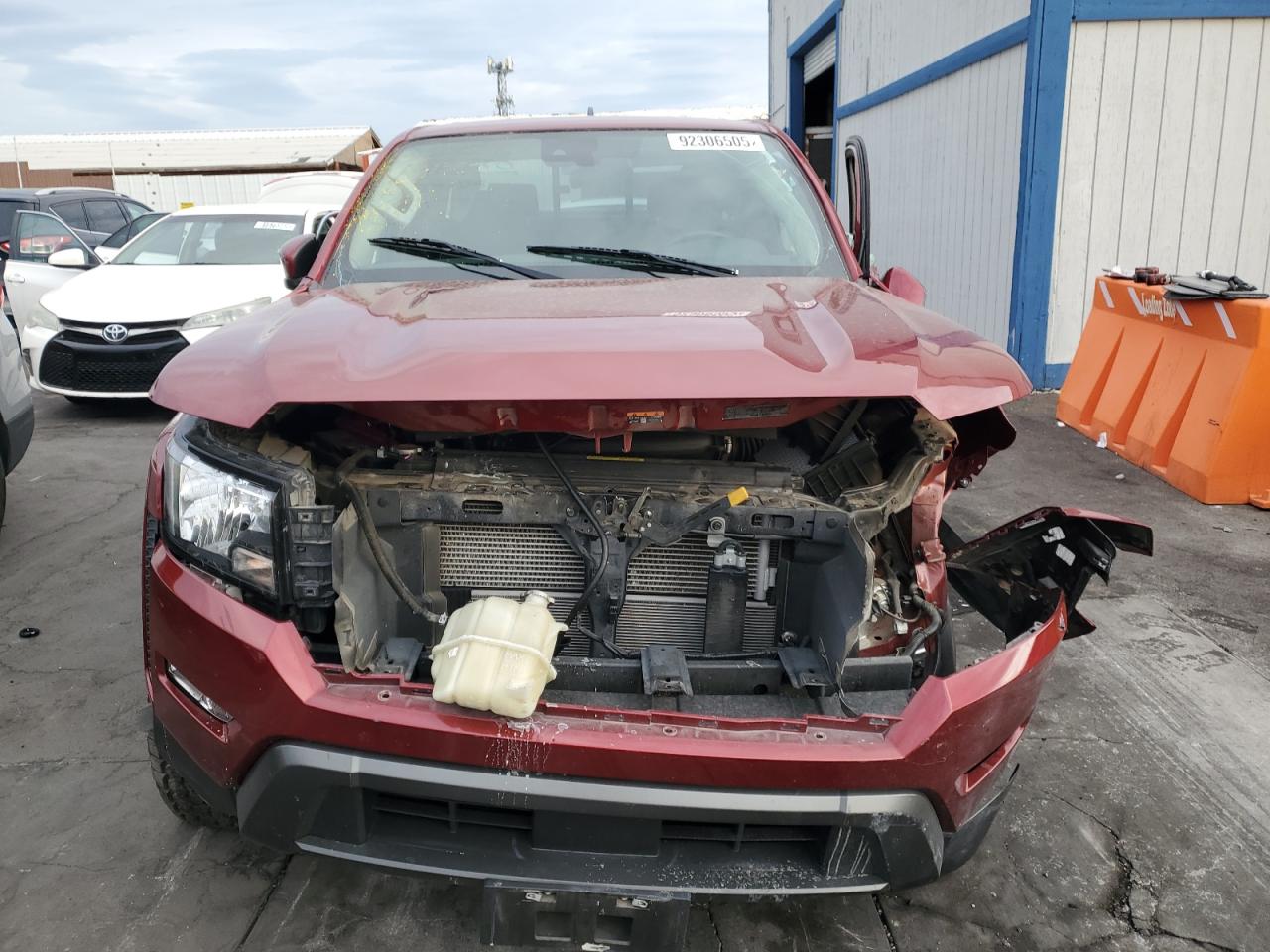 2022 Nissan Frontier S Красный vin: 1N6ED1CL3NN625084
