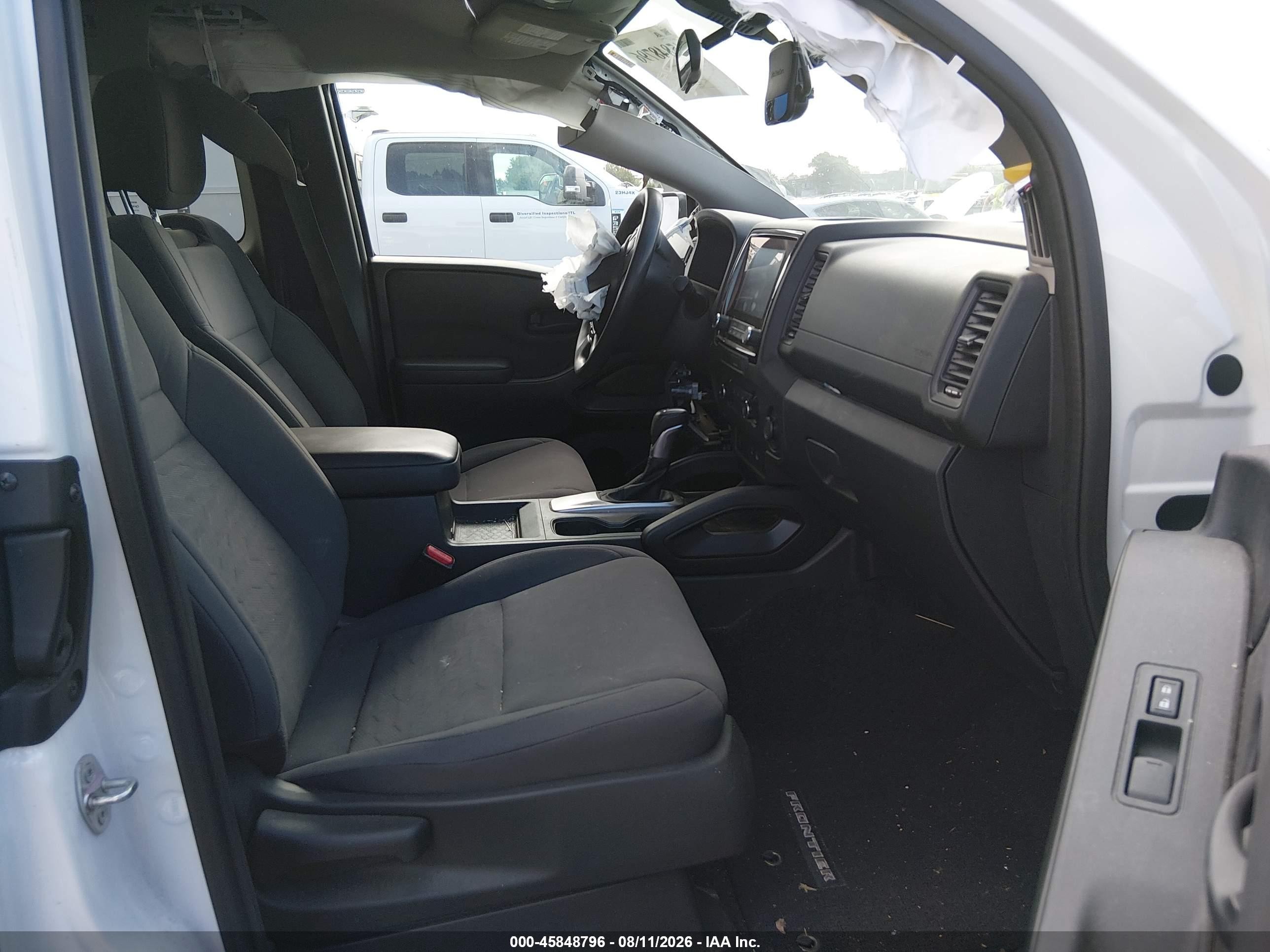 2022 Nissan Frontier King Cab S 4x2 White vin: 1N6ED1CL3NN671594