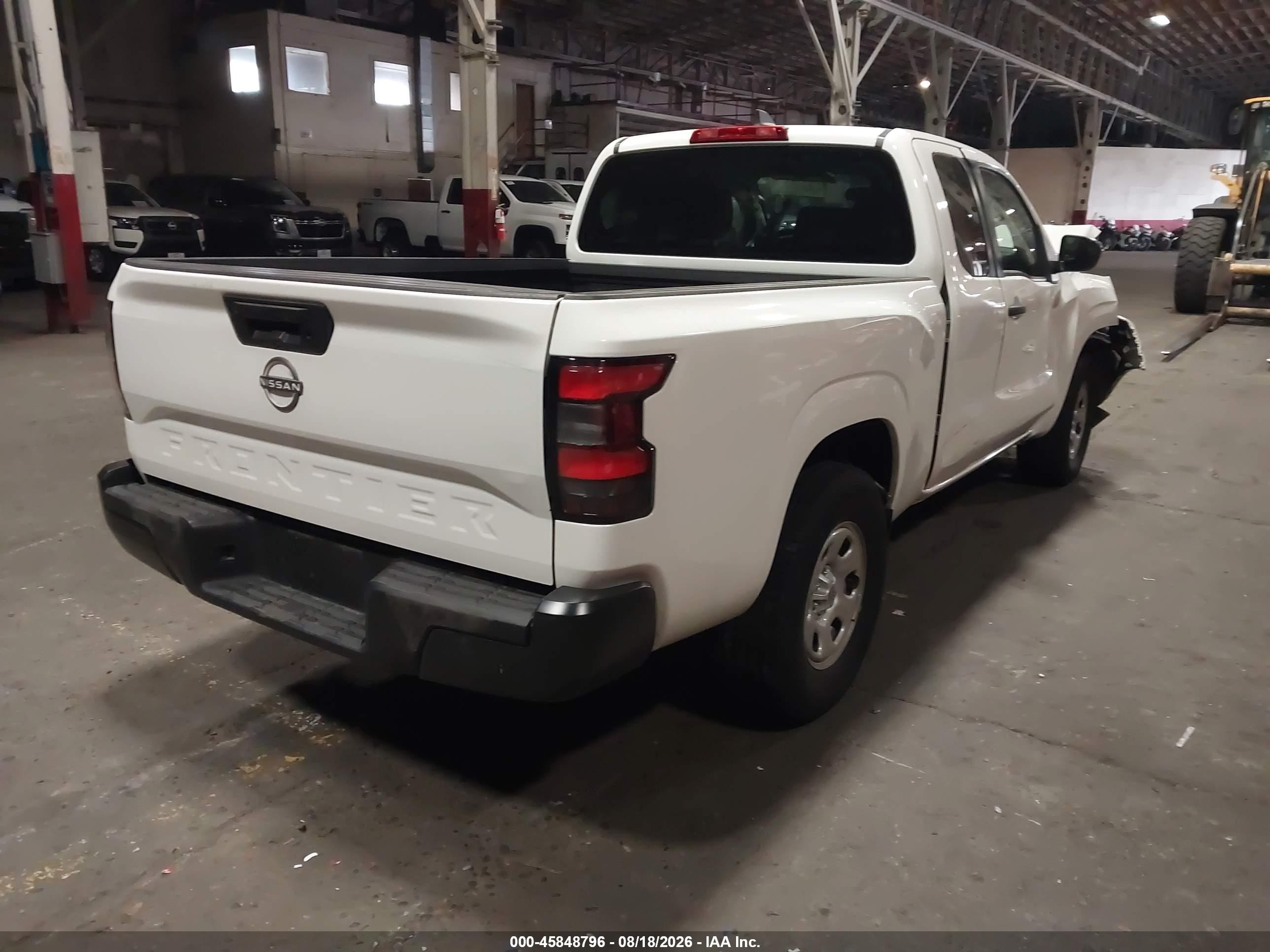 2022 Nissan Frontier King Cab S 4x2 White vin: 1N6ED1CL3NN671594