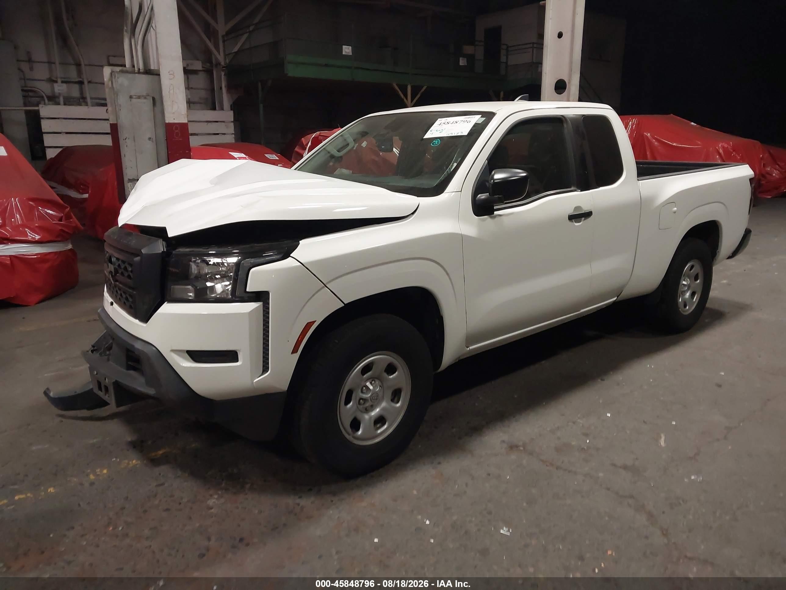 2022 Nissan Frontier King Cab S 4x2 White vin: 1N6ED1CL3NN671594