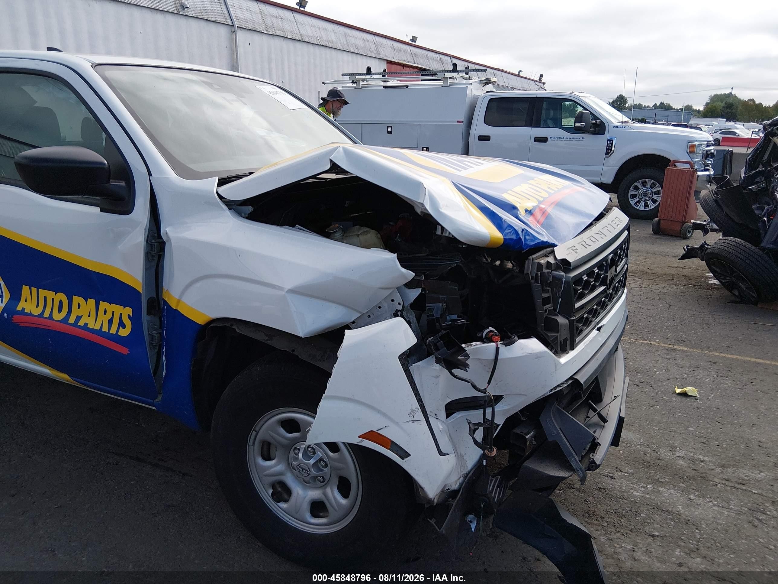 2022 Nissan Frontier King Cab S 4x2 White vin: 1N6ED1CL3NN671594