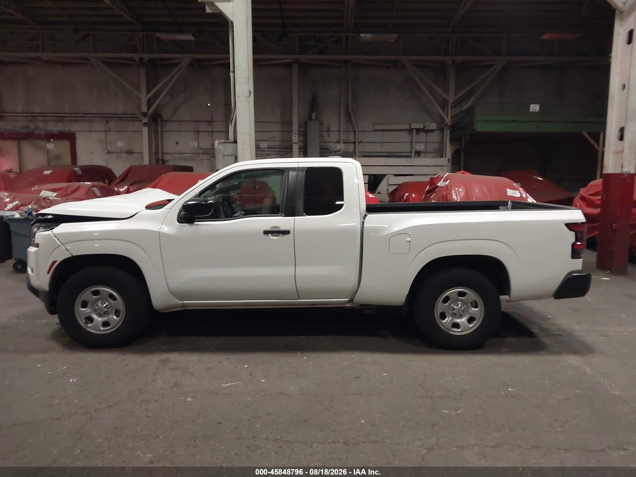 2022 Nissan Frontier King Cab S 4x2 White vin: 1N6ED1CL3NN671594