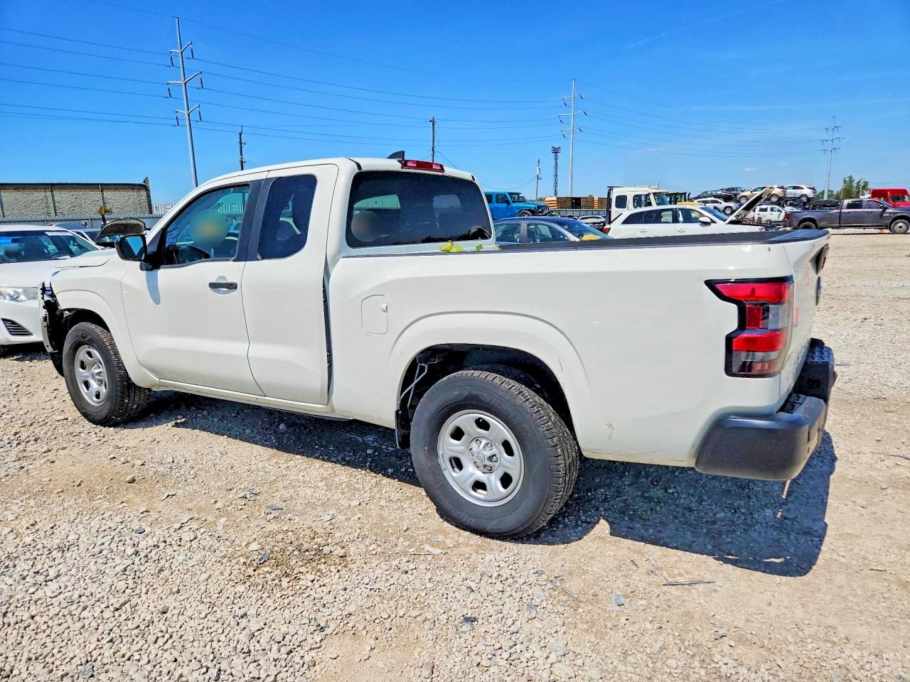 2023 Nissan Frontier S White vin: 1N6ED1CL3PN658119