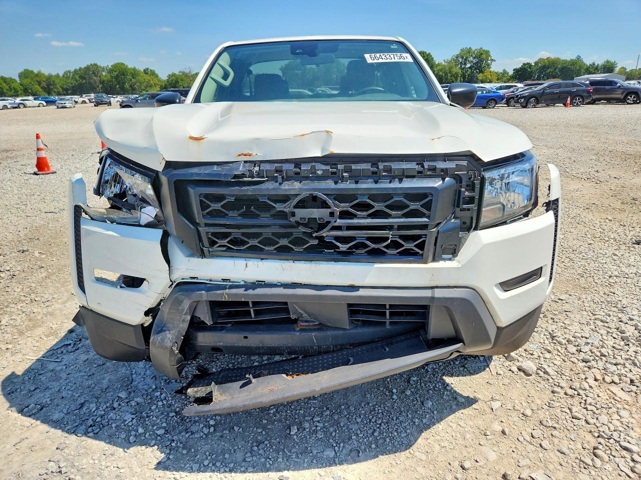2023 Nissan Frontier S White vin: 1N6ED1CL3PN658119