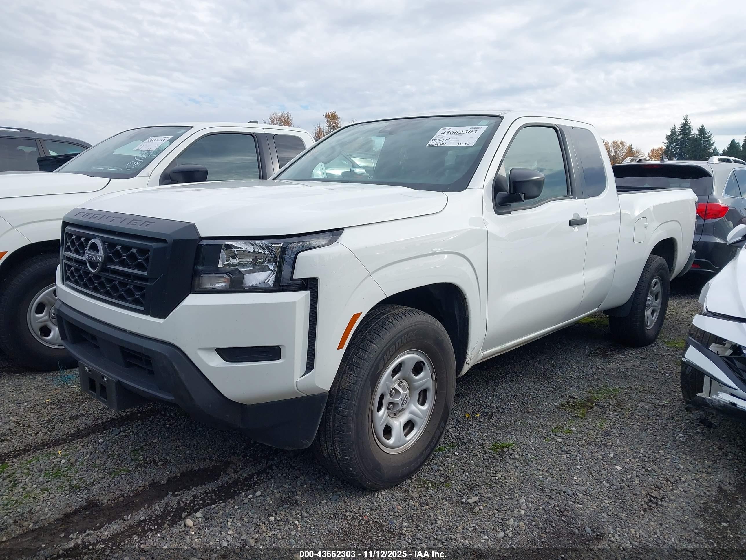 2024 Nissan Frontier King Cab S 4x2 White vin: 1N6ED1CL5RN630034
