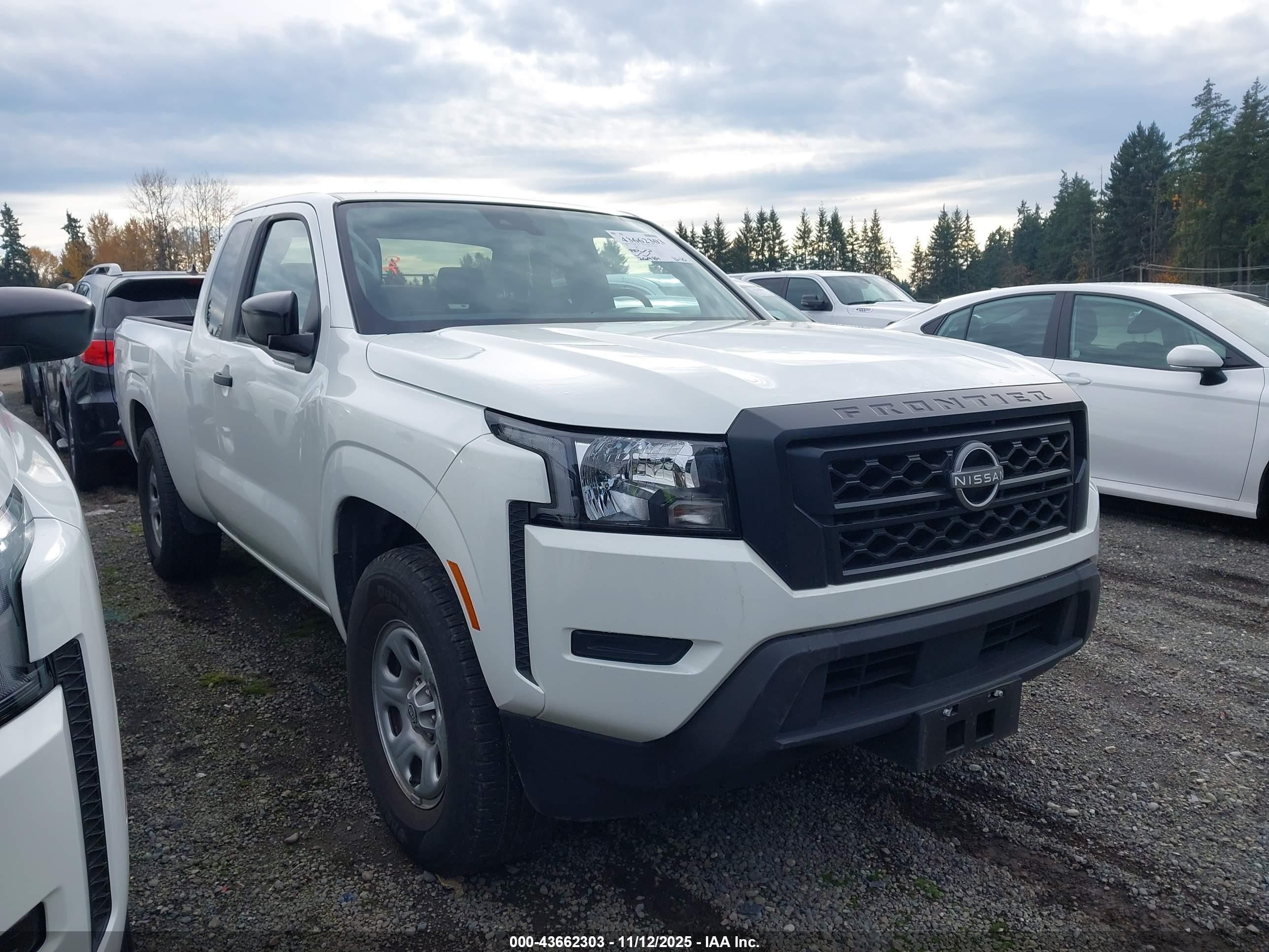 2024 Nissan Frontier King Cab S 4x2 White vin: 1N6ED1CL5RN630034