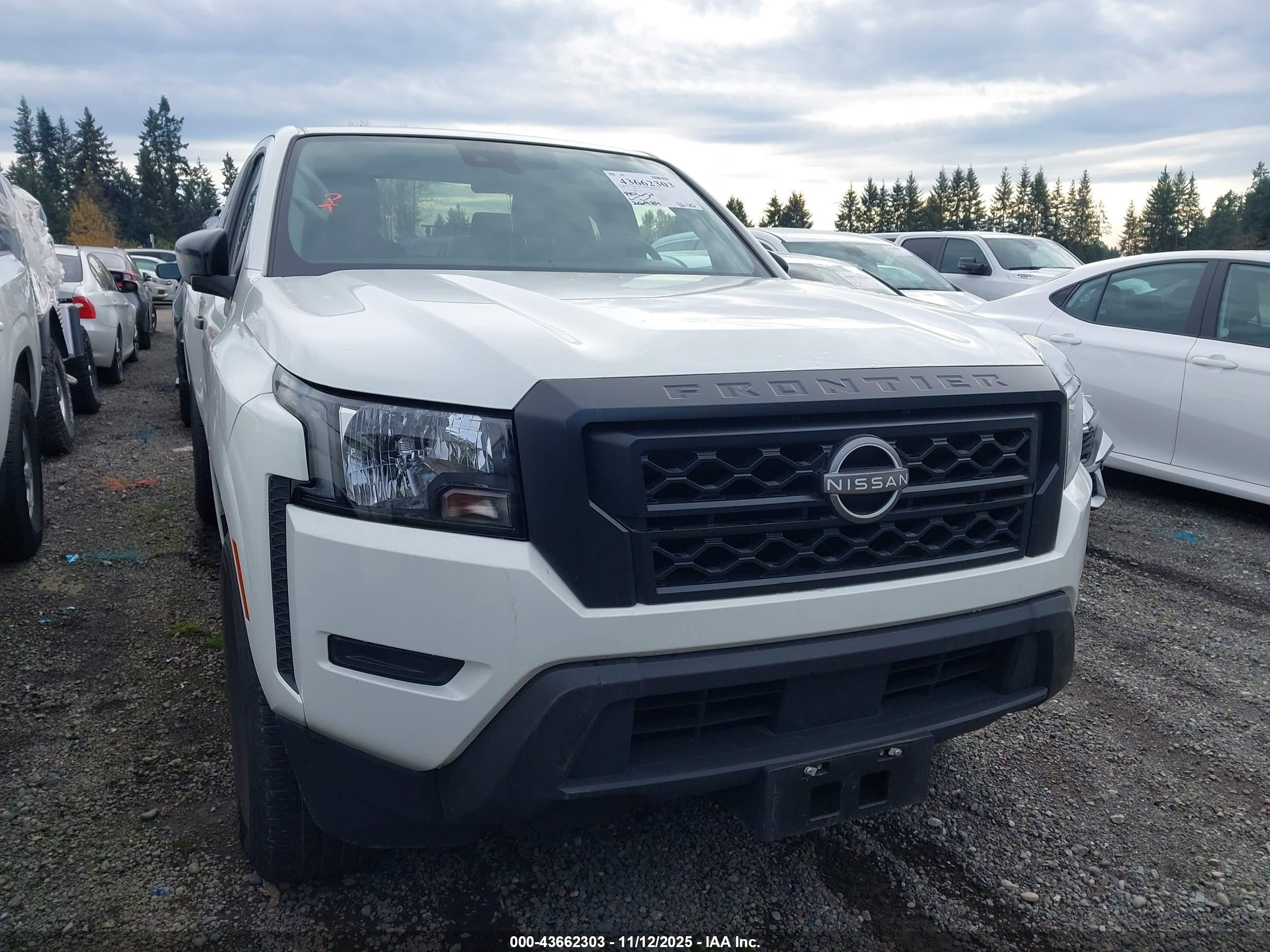 2024 Nissan Frontier King Cab S 4x2 White vin: 1N6ED1CL5RN630034