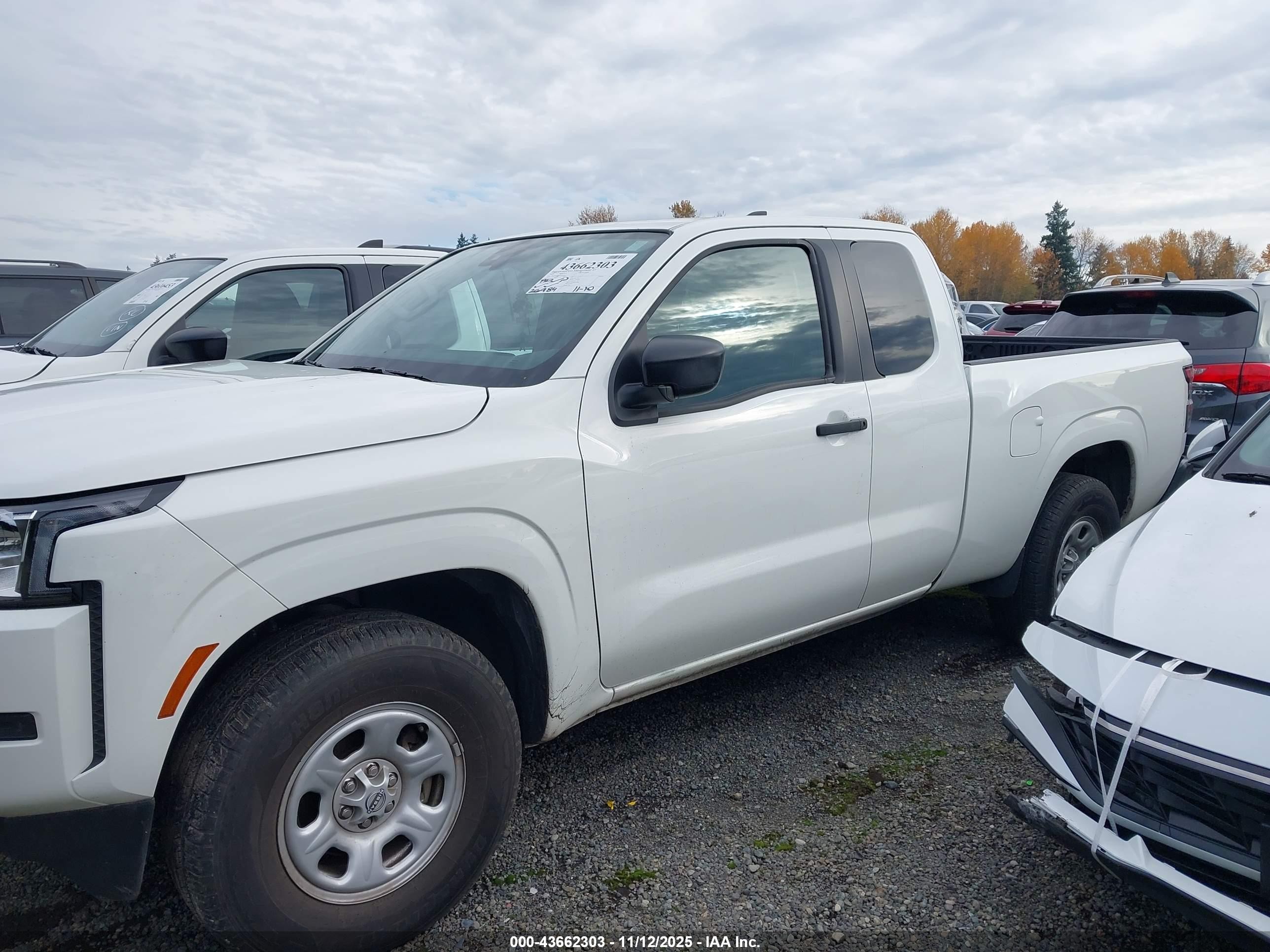 2024 Nissan Frontier King Cab S 4x2 White vin: 1N6ED1CL5RN630034