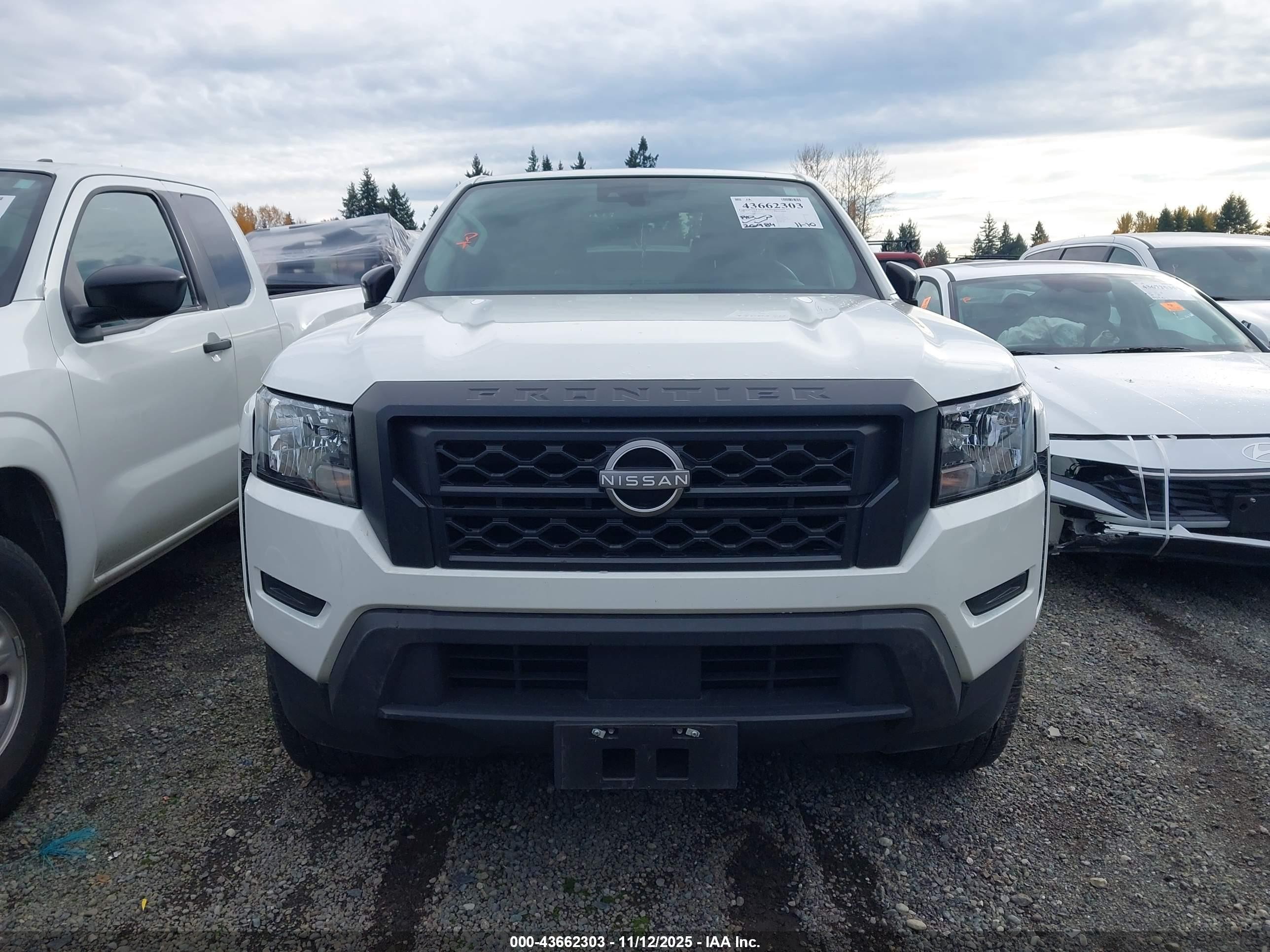 2024 Nissan Frontier King Cab S 4x2 White vin: 1N6ED1CL5RN630034