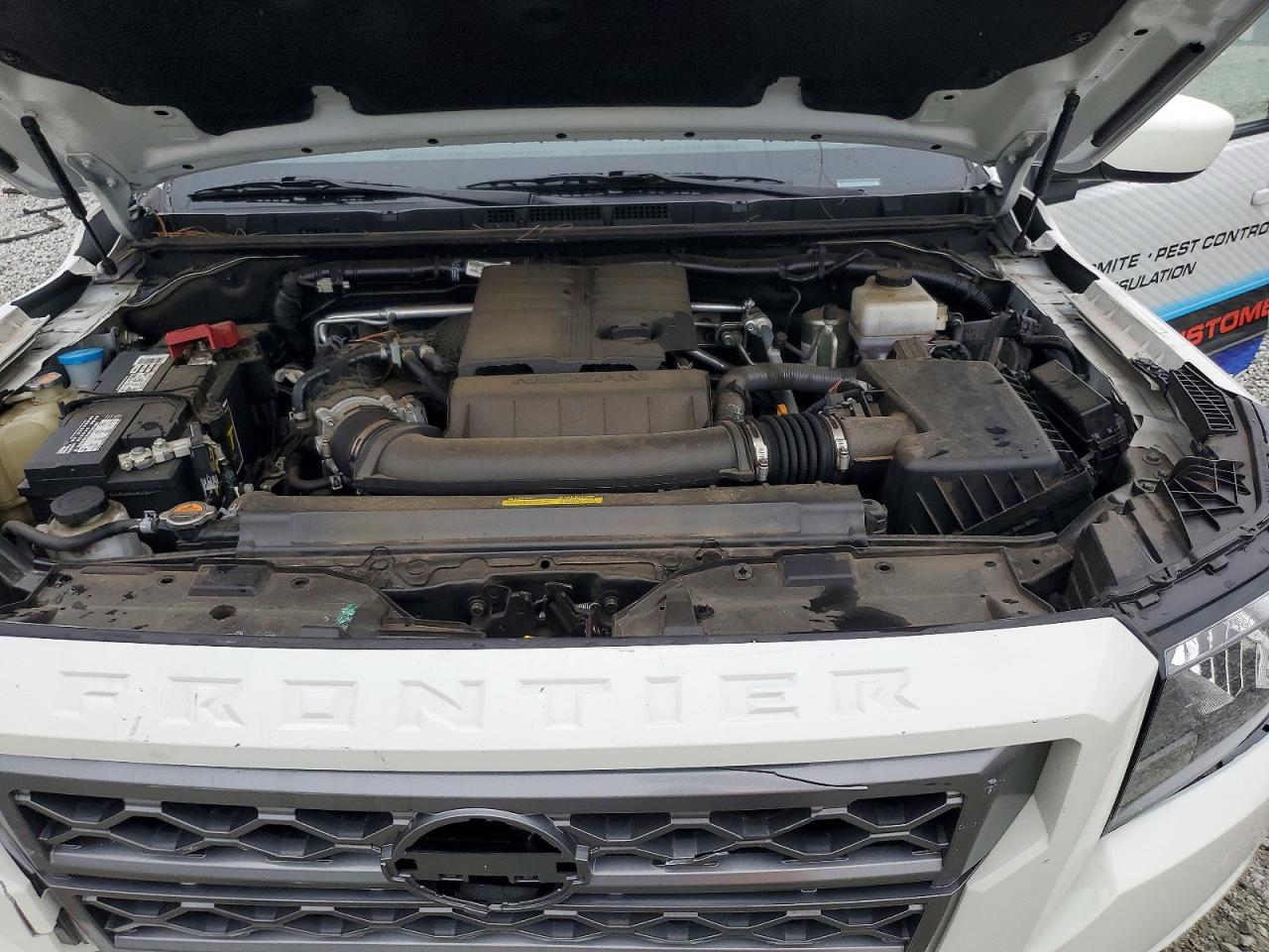 2024 Nissan Frontier Sv White vin: 1N6ED1CL7RN635039