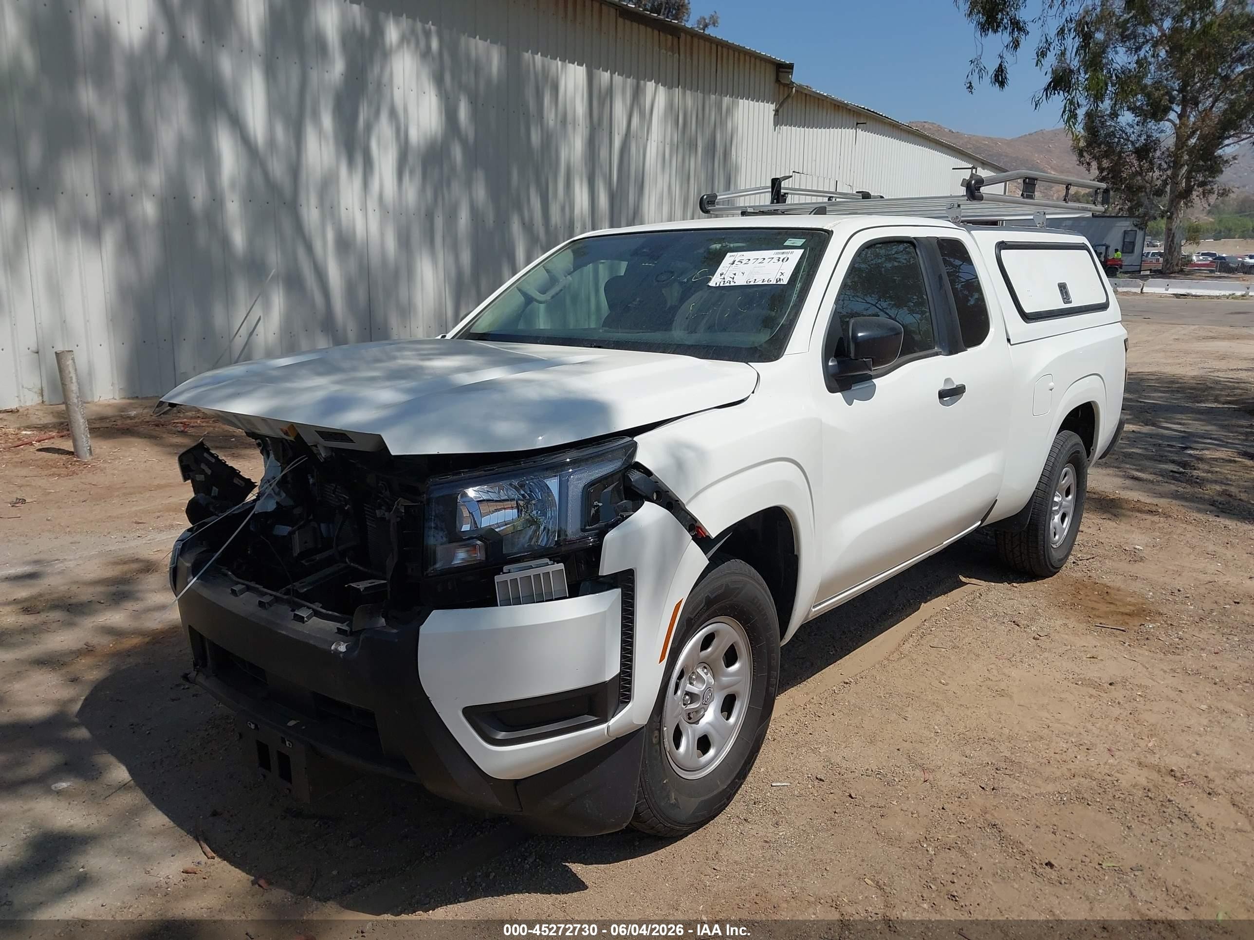 2025 Nissan Frontier King Cab S 4x2 White vin: 1N6ED1CL8SN638778