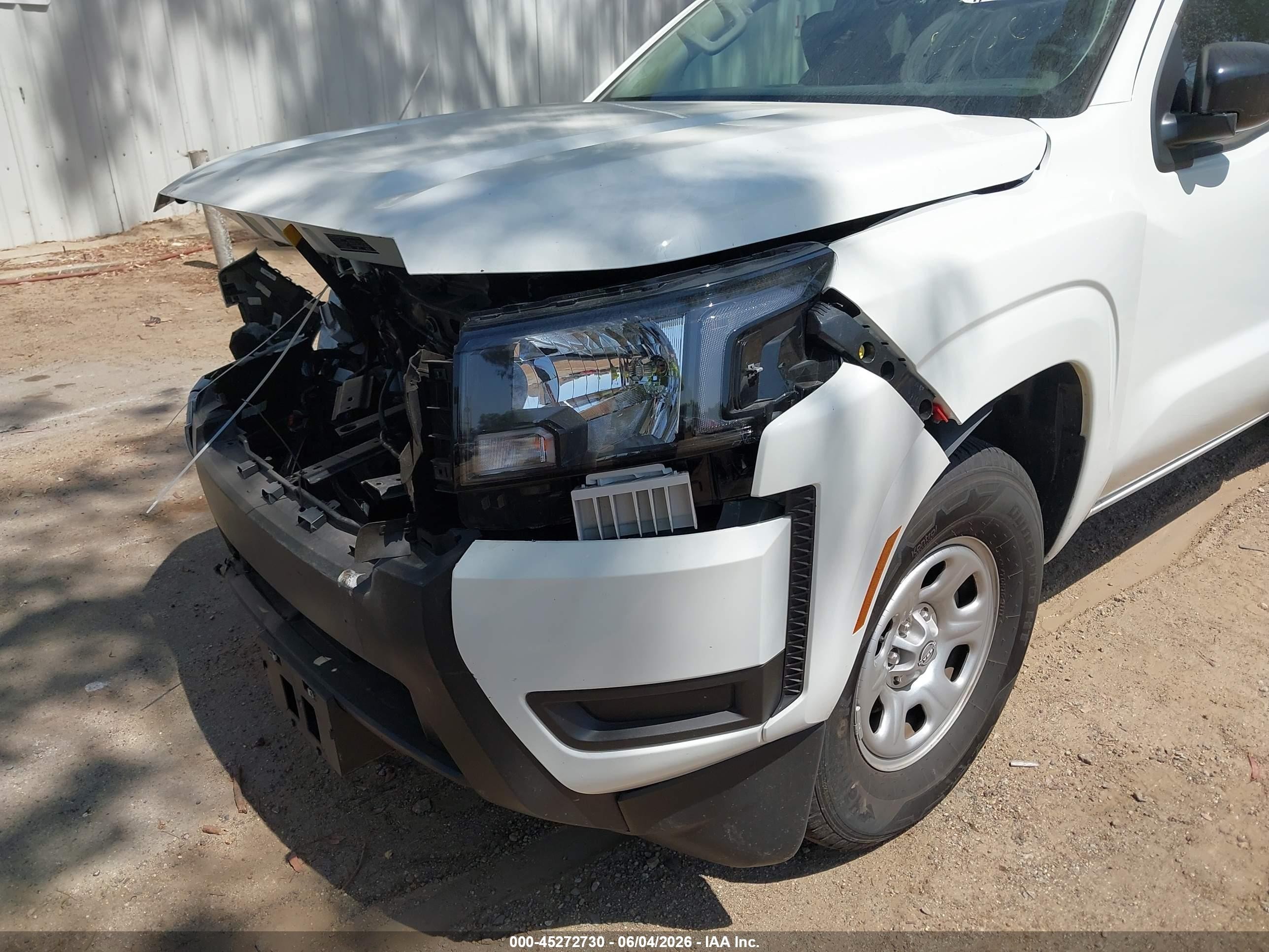 2025 Nissan Frontier King Cab S 4x2 White vin: 1N6ED1CL8SN638778