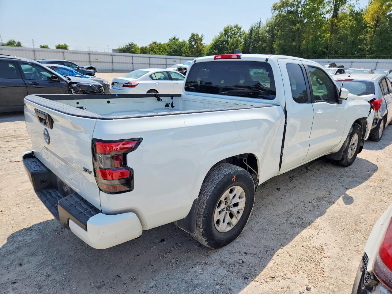 2024 Nissan Frontier Sv White vin: 1N6ED1CL9RN620624