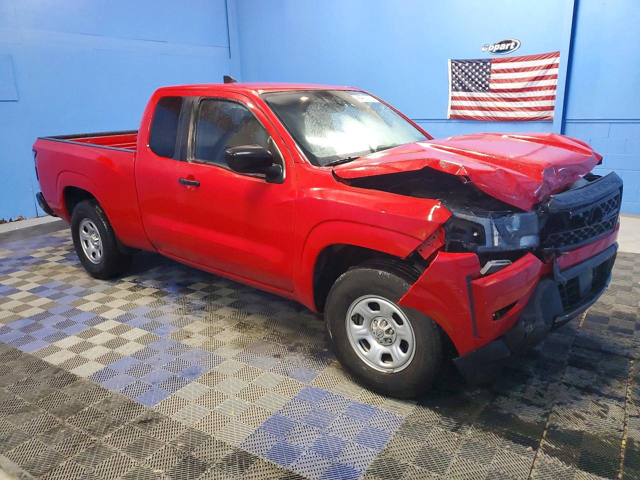 2024 Nissan Frontier S Red vin: 1N6ED1CL9RN650335