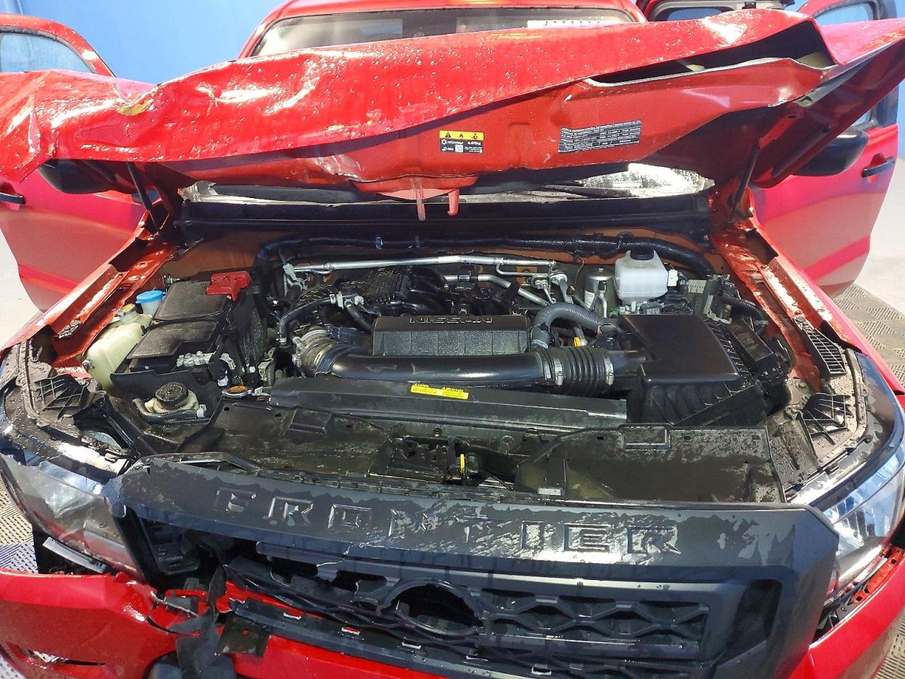 2024 Nissan Frontier S Red vin: 1N6ED1CL9RN650335