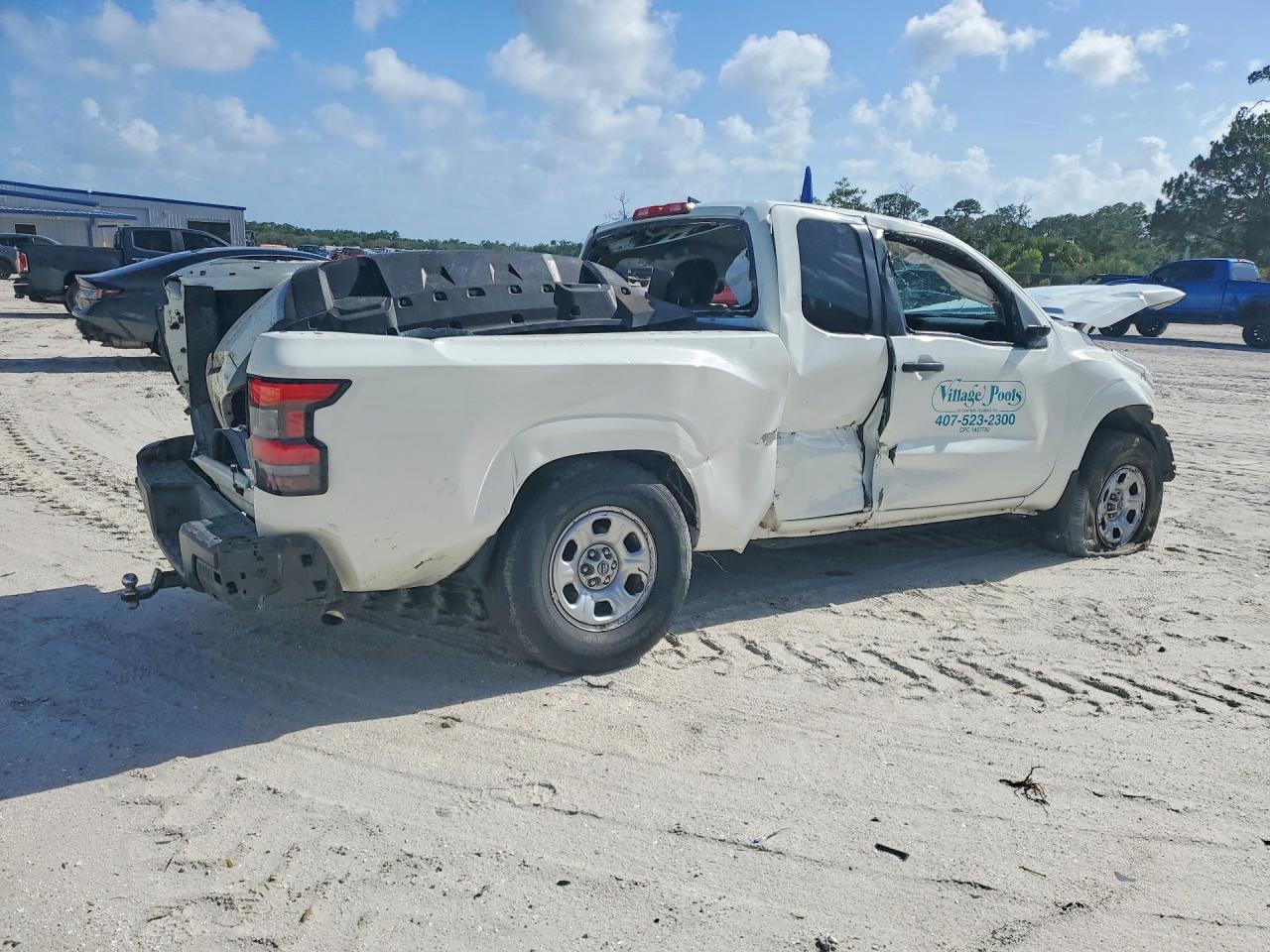 2024 Nissan Frontier S White vin: 1N6ED1CLXRN620017