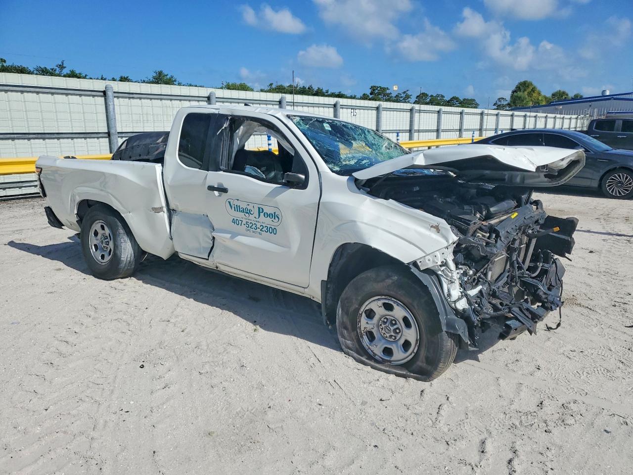 2024 Nissan Frontier S White vin: 1N6ED1CLXRN620017