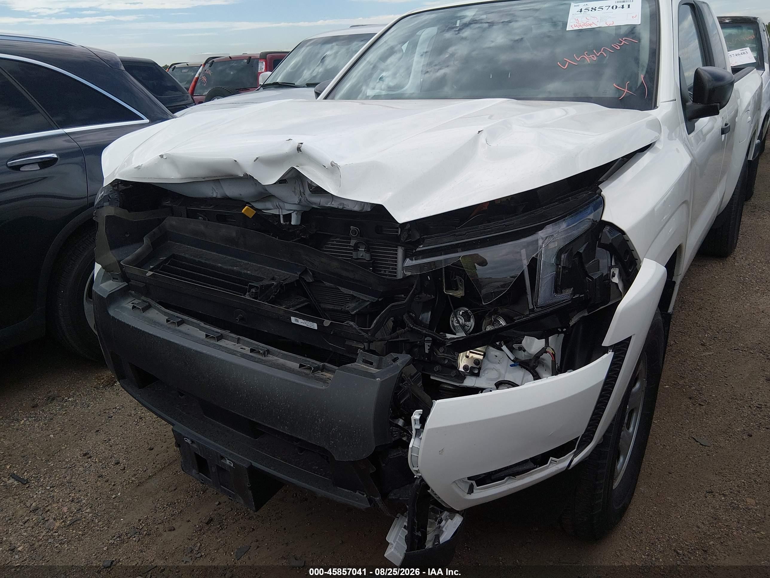2025 Nissan Frontier King Cab S 4x4 White vin: 1N6ED1CM1SN649422