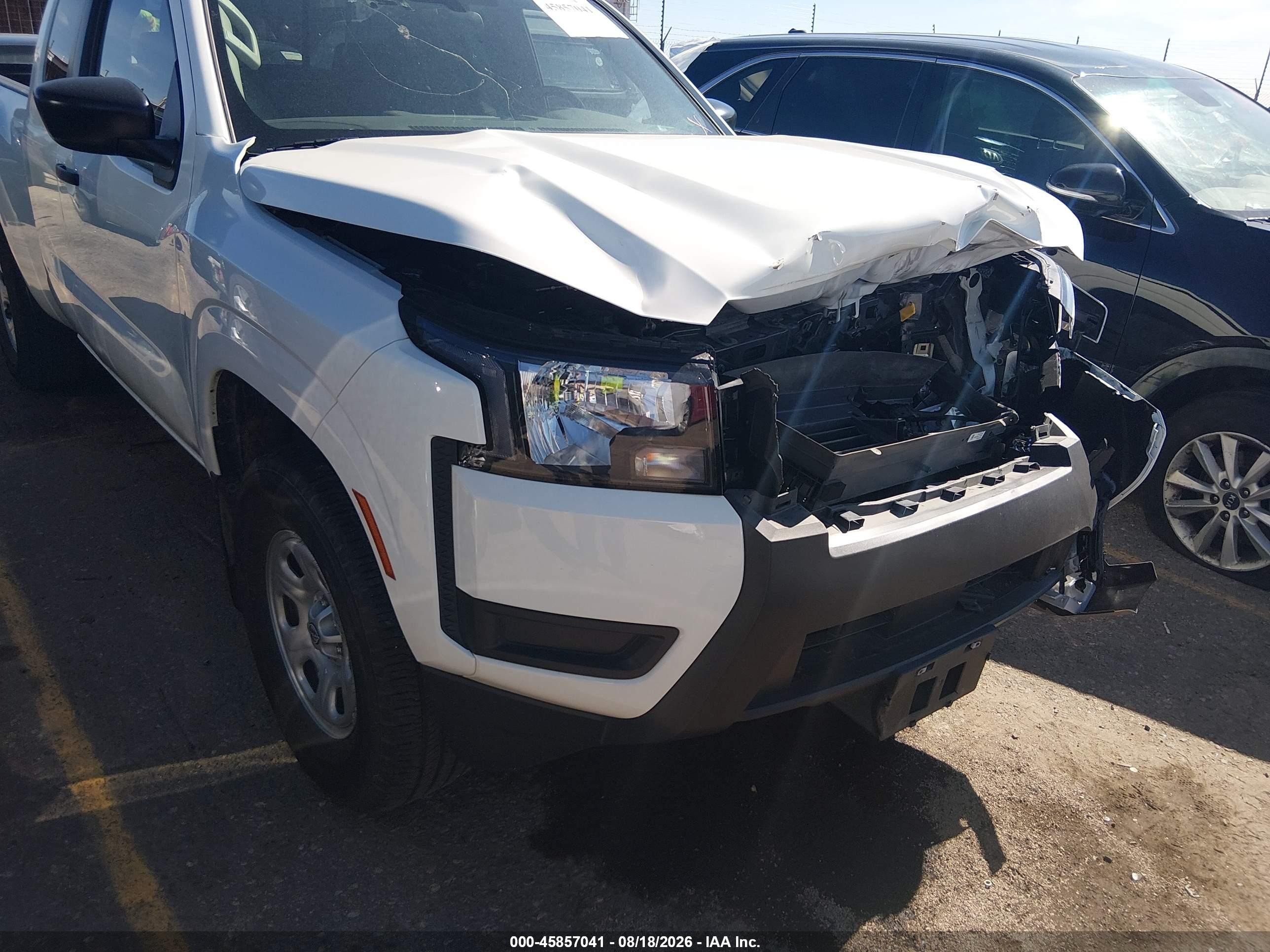 2025 Nissan Frontier King Cab S 4x4 White vin: 1N6ED1CM1SN649422