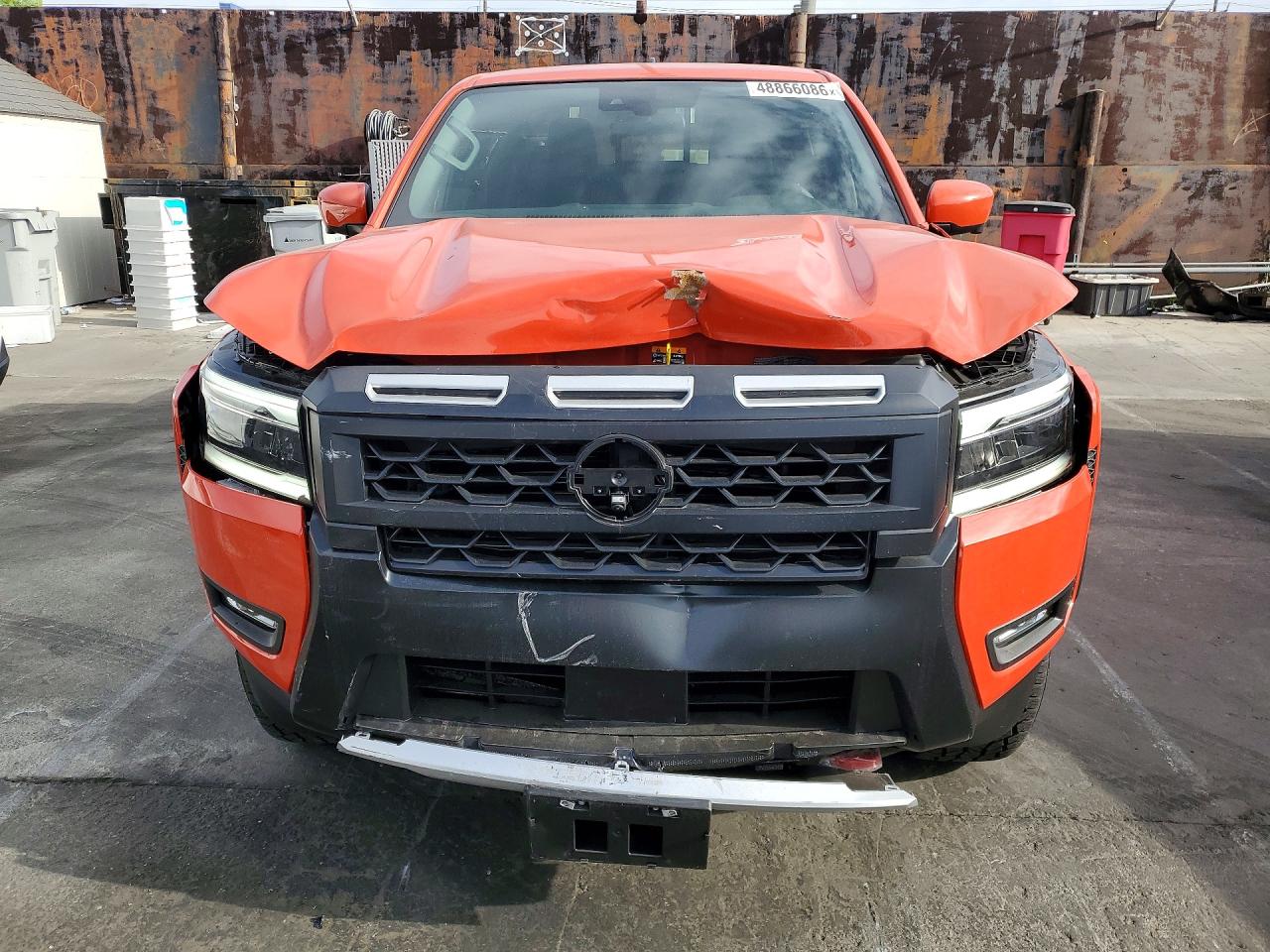 2025 Nissan Frontier S Оранжевый vin: 1N6ED1EJ6SN653260