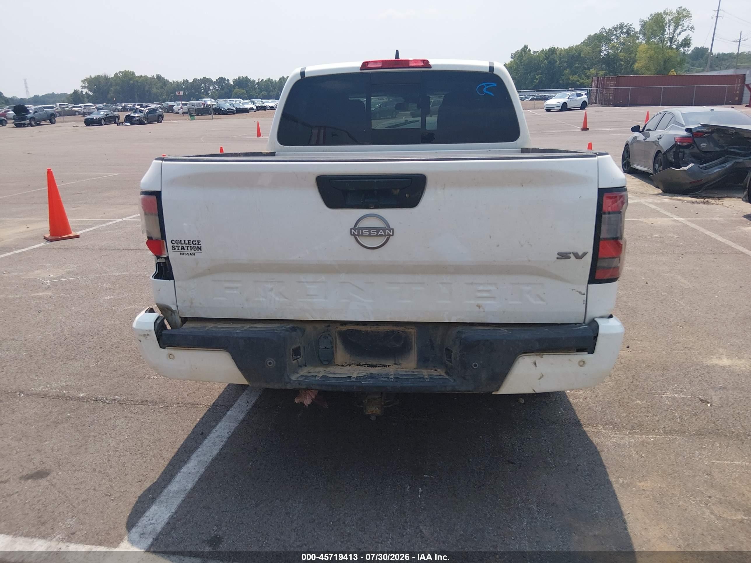 2024 Nissan Frontier Sv 4x2 White vin: 1N6ED1EJ8RN644392