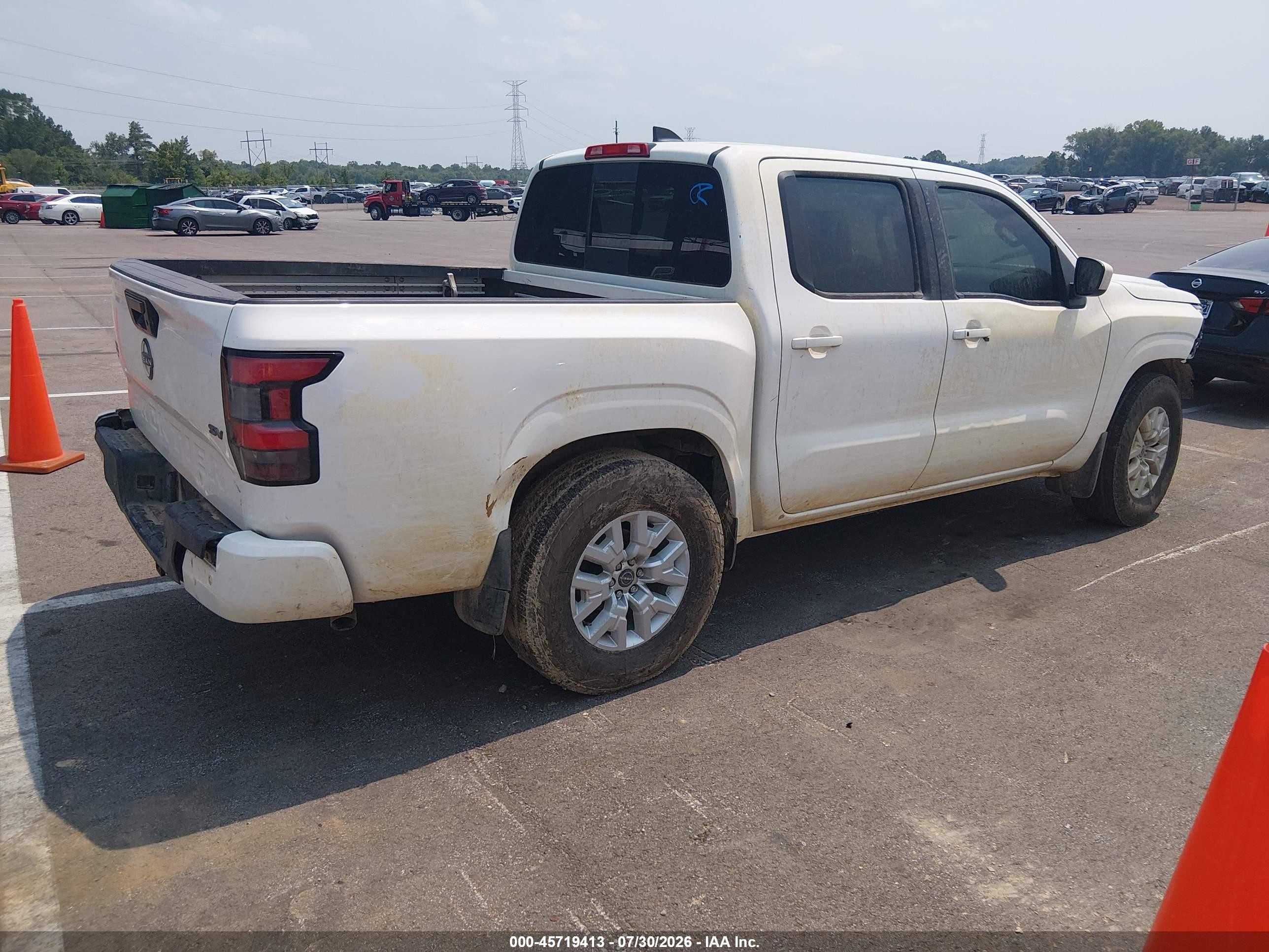 2024 Nissan Frontier Sv 4x2 White vin: 1N6ED1EJ8RN644392