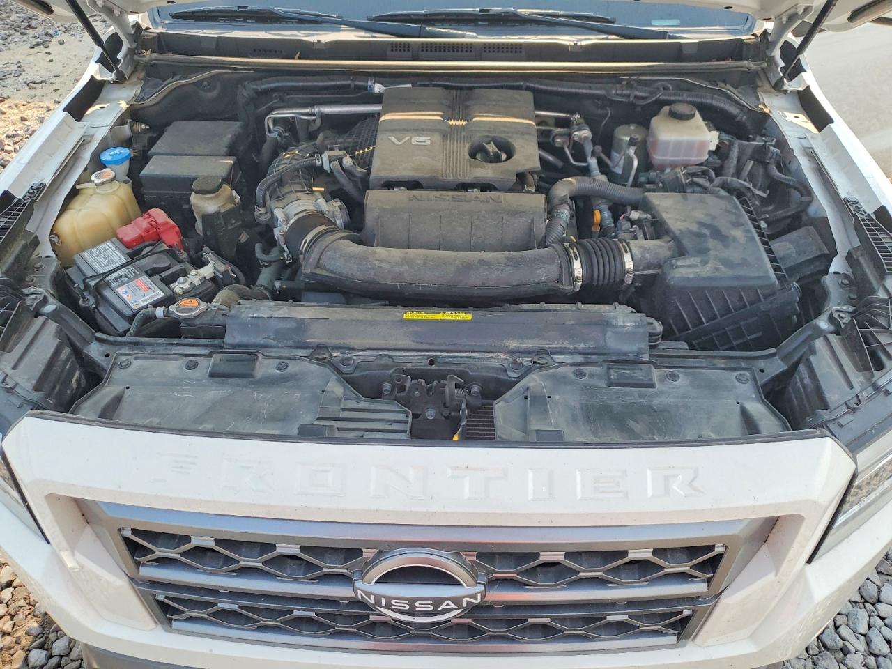 2022 Nissan Frontier Sv White vin: 1N6ED1EK0NN692570