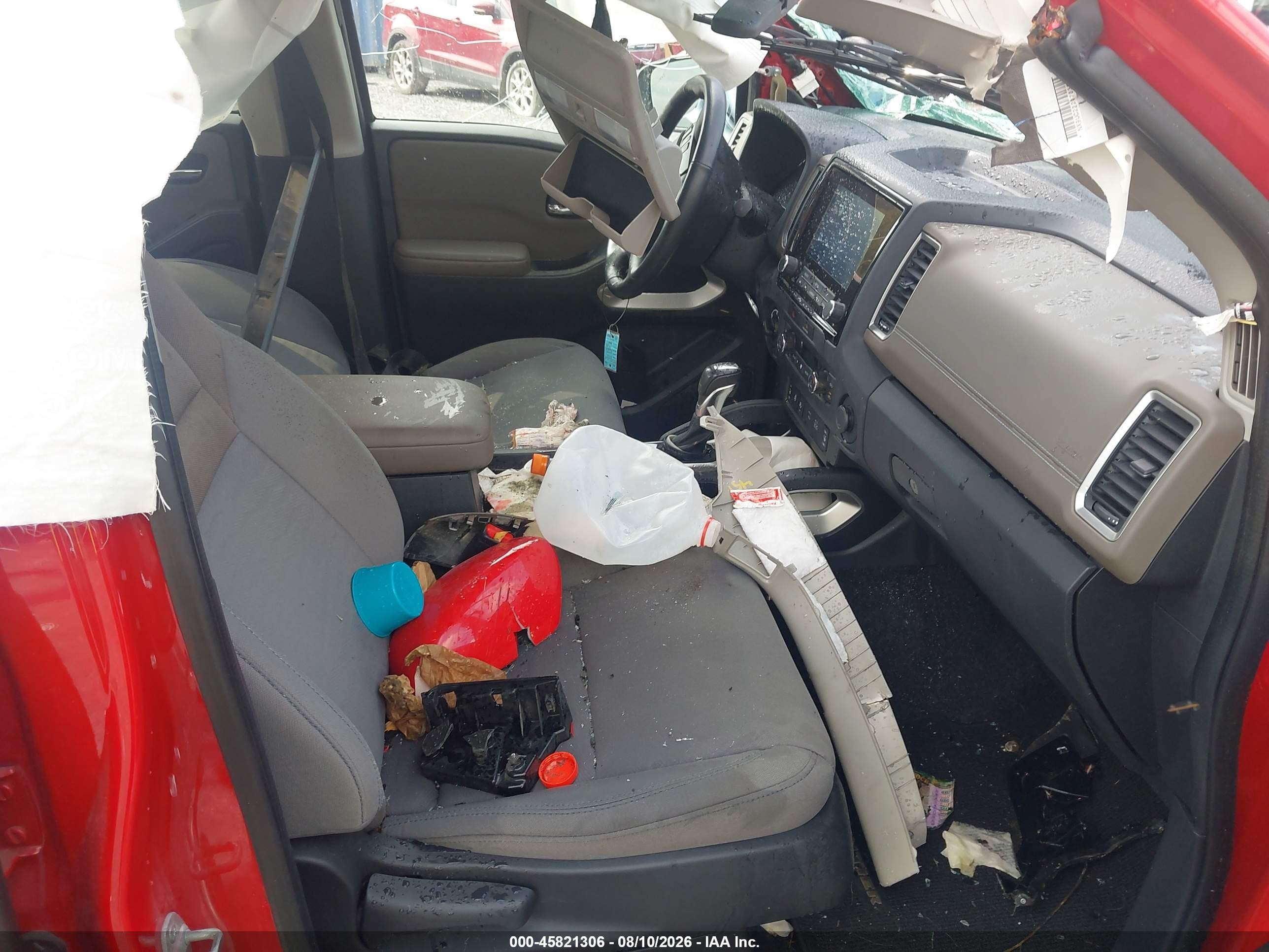 2022 Nissan Frontier Sv 4x4 Red vin: 1N6ED1EK1NN656239