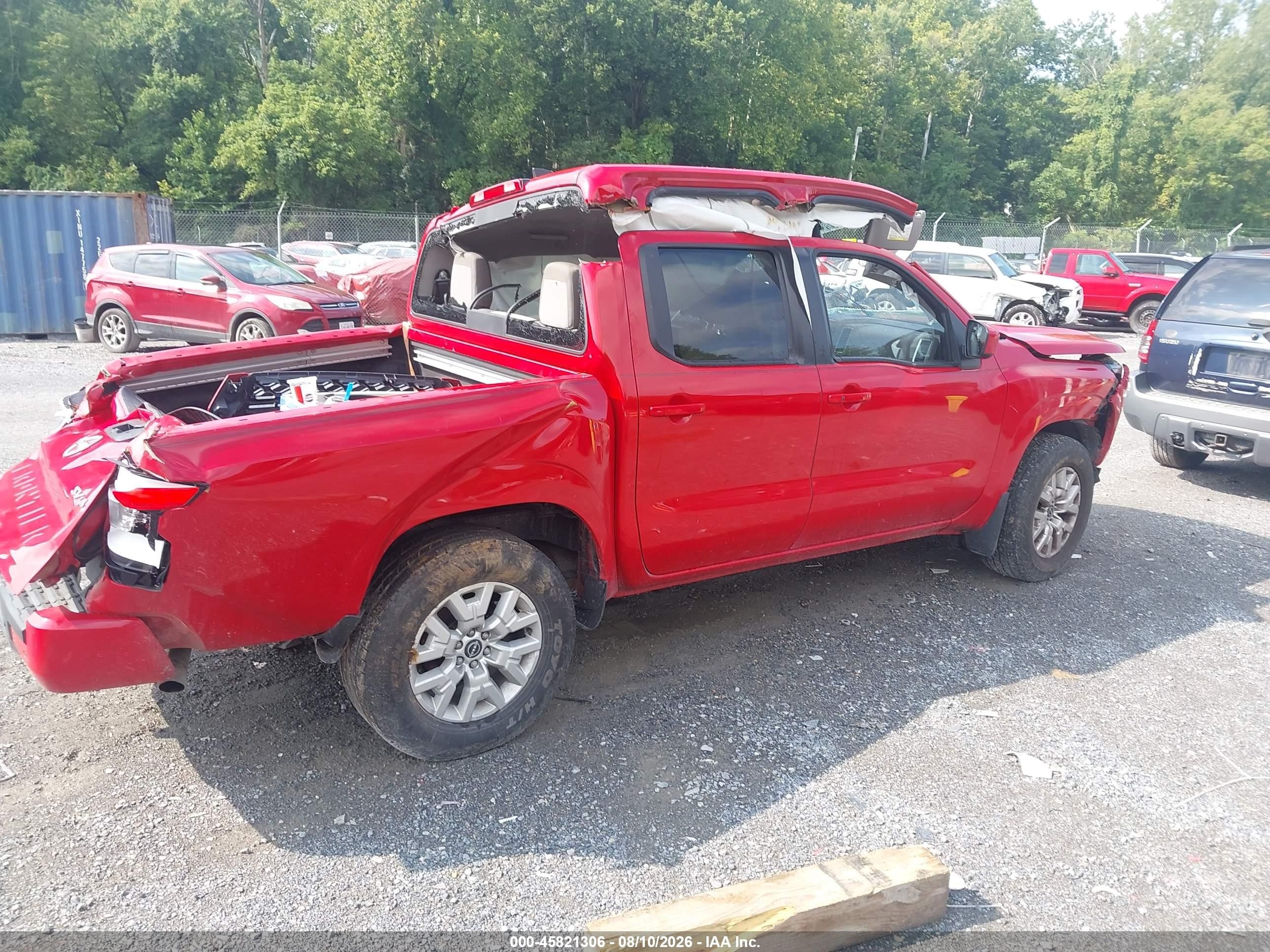 2022 Nissan Frontier Sv 4x4 Red vin: 1N6ED1EK1NN656239