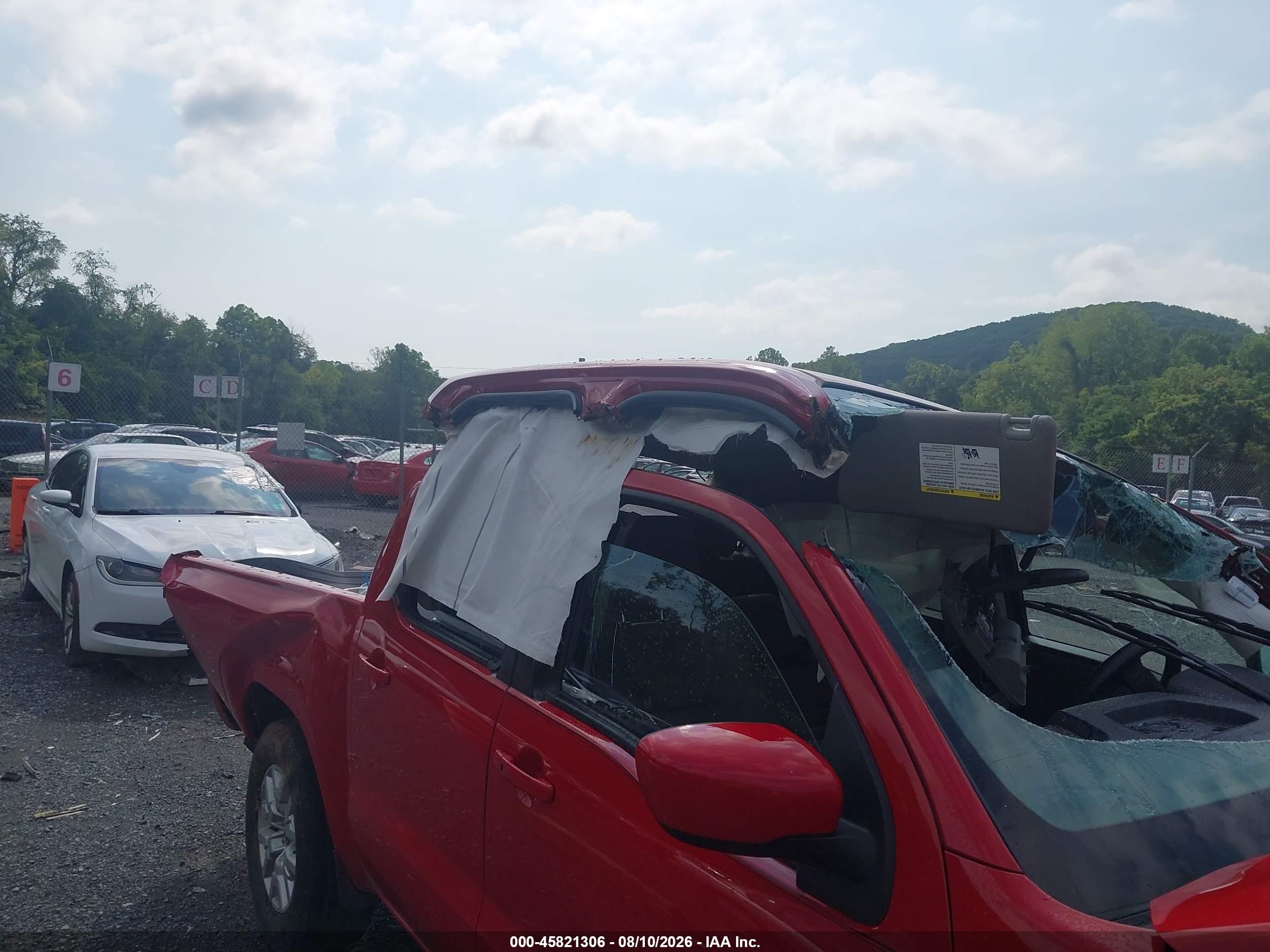 2022 Nissan Frontier Sv 4x4 Red vin: 1N6ED1EK1NN656239