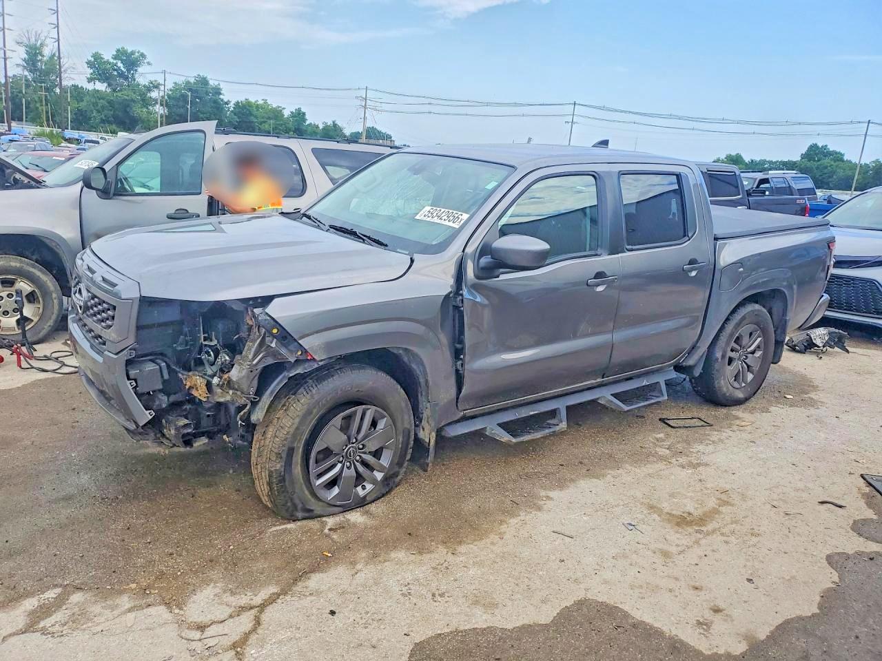 2025 Nissan Frontier Sv Gray vin: 1N6ED1EK3SN617843
