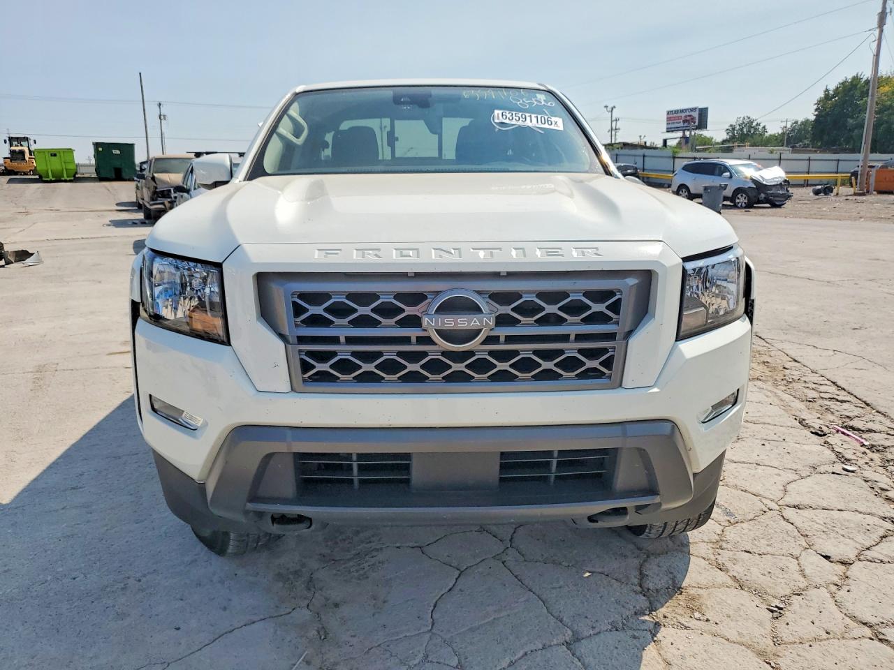 2024 Nissan Frontier Sv White vin: 1N6ED1EK4RN628506