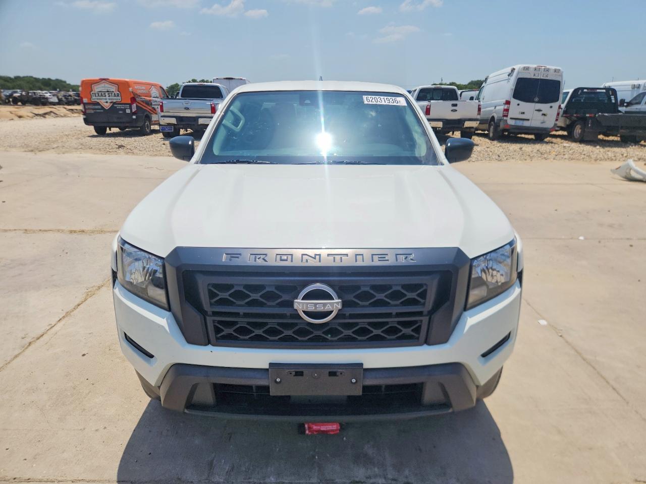 2022 Nissan Frontier S White vin: 1N6ED1EK6NN677491