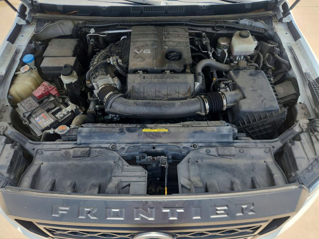 2022 Nissan Frontier S White vin: 1N6ED1EK6NN677491