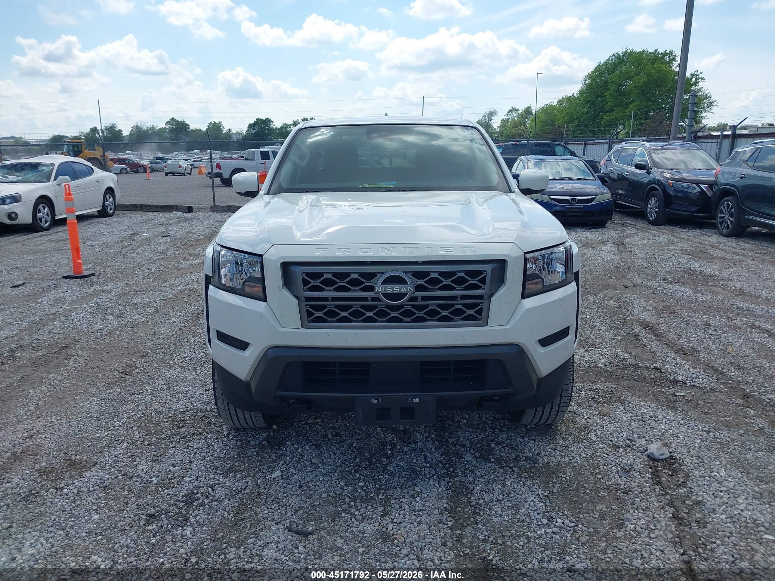 2023 Nissan Frontier Sv 4x4 White vin: 1N6ED1EK7PN651128