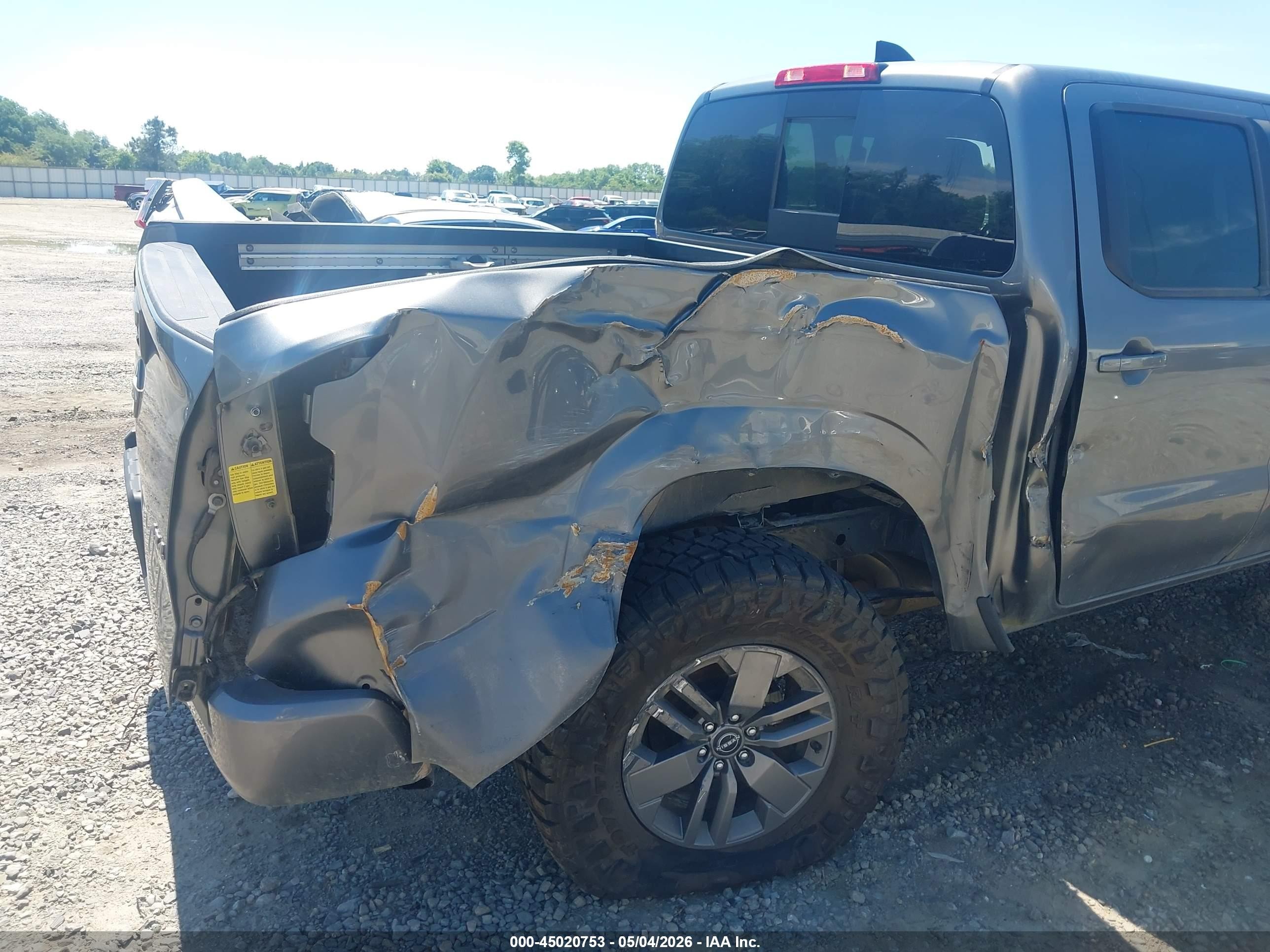 2025 Nissan Frontier Sv 4x4 Gray vin: 1N6ED1EK8SN649980