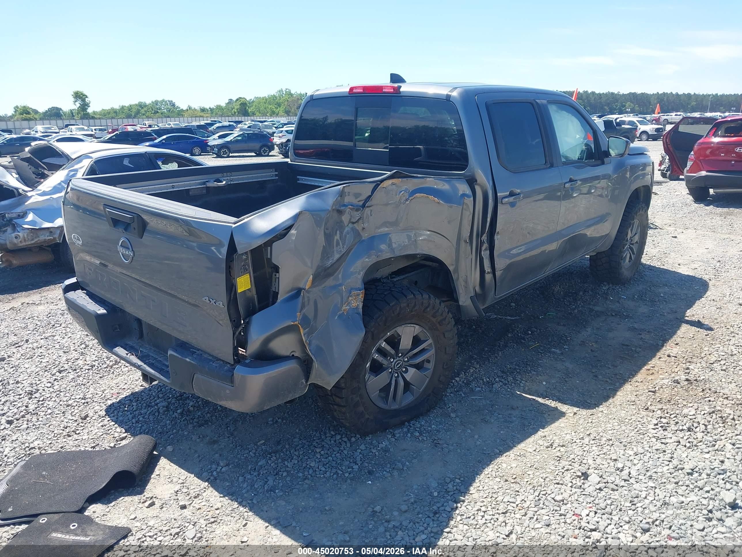 2025 Nissan Frontier Sv 4x4 Gray vin: 1N6ED1EK8SN649980