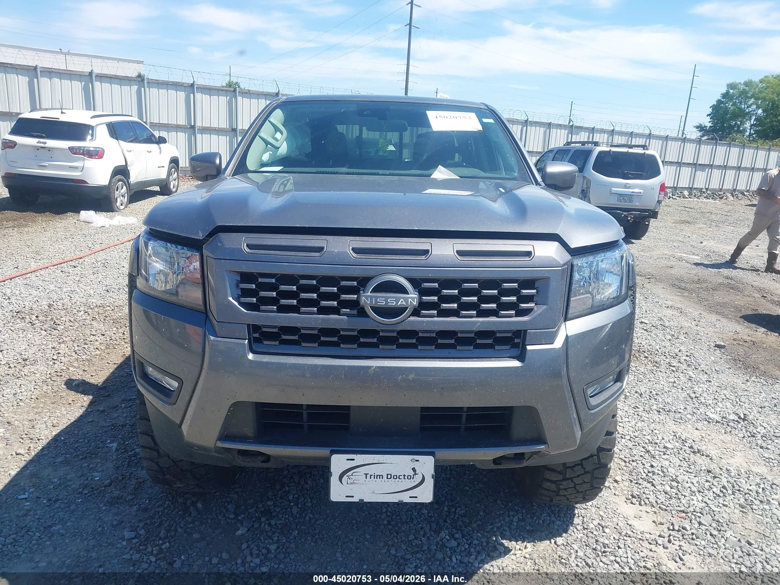 2025 Nissan Frontier Sv 4x4 Gray vin: 1N6ED1EK8SN649980