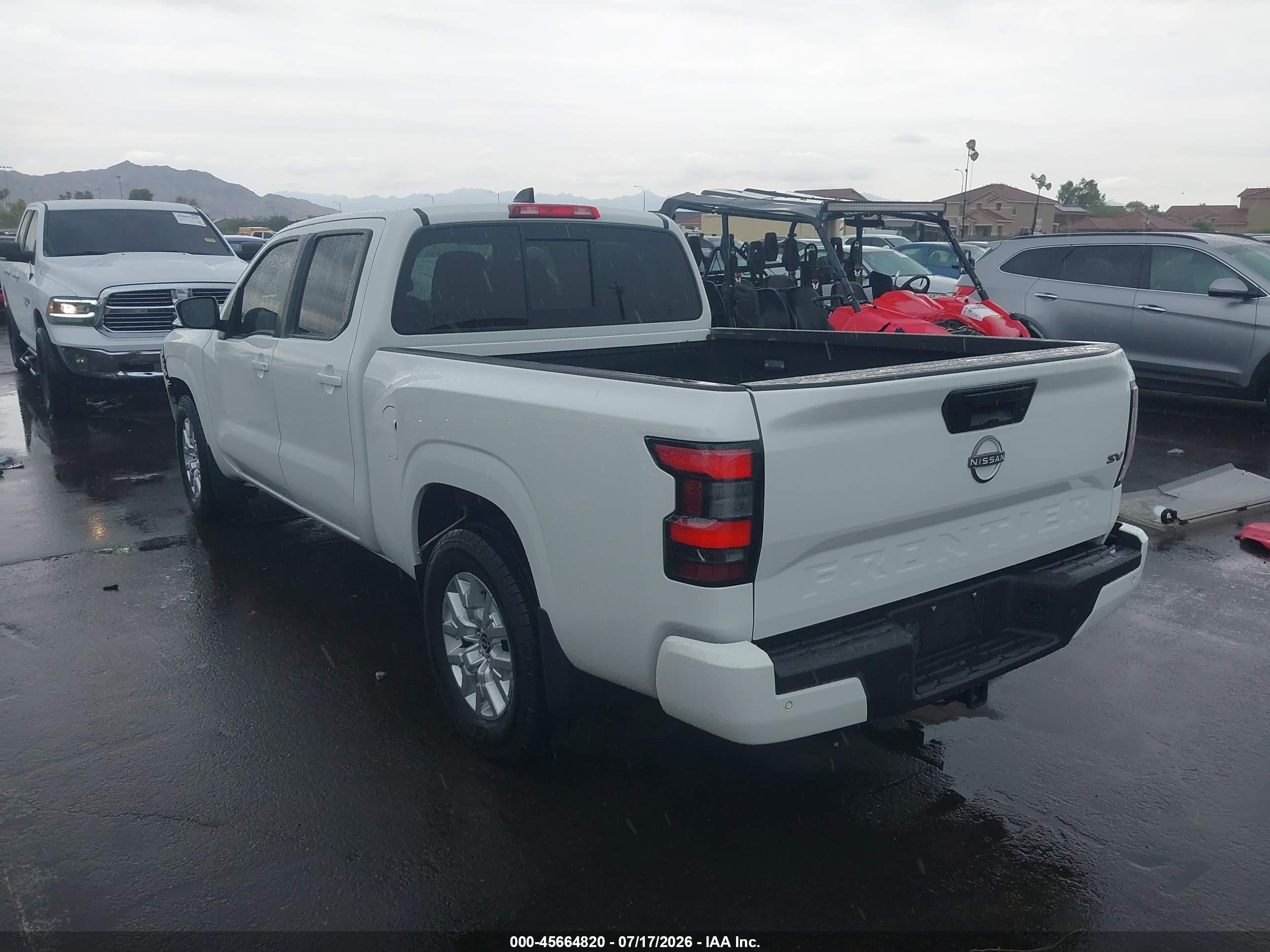 2022 Nissan Frontier Long Bed Sv 4x2 White vin: 1N6ED1FJ5NN675320