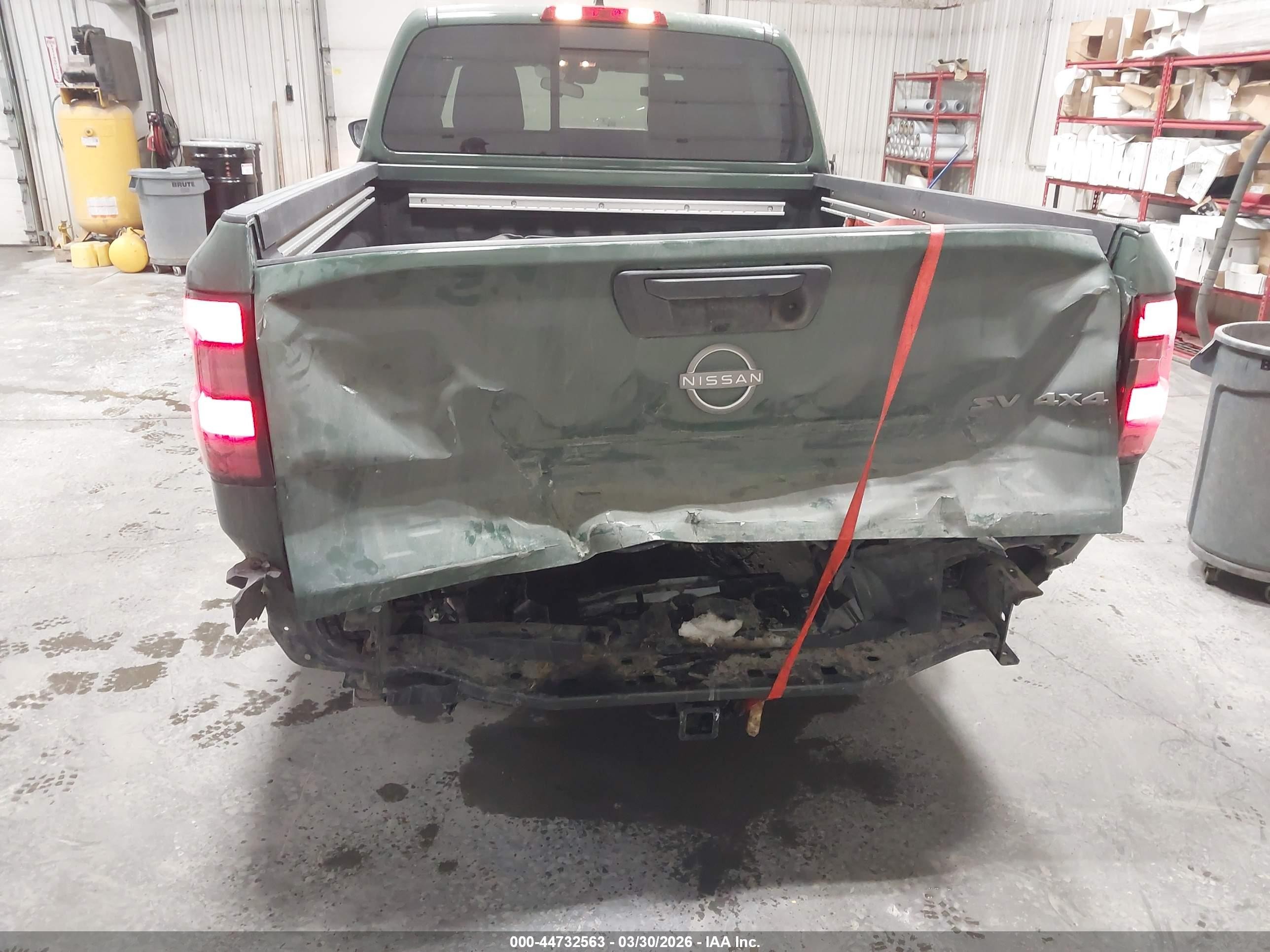 2024 Nissan Frontier Long Bed Sv 4x4 Green vin: 1N6ED1FK1RN663258
